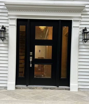 Modern Front Entry Door and Interior Door Replacement in Dunkirk