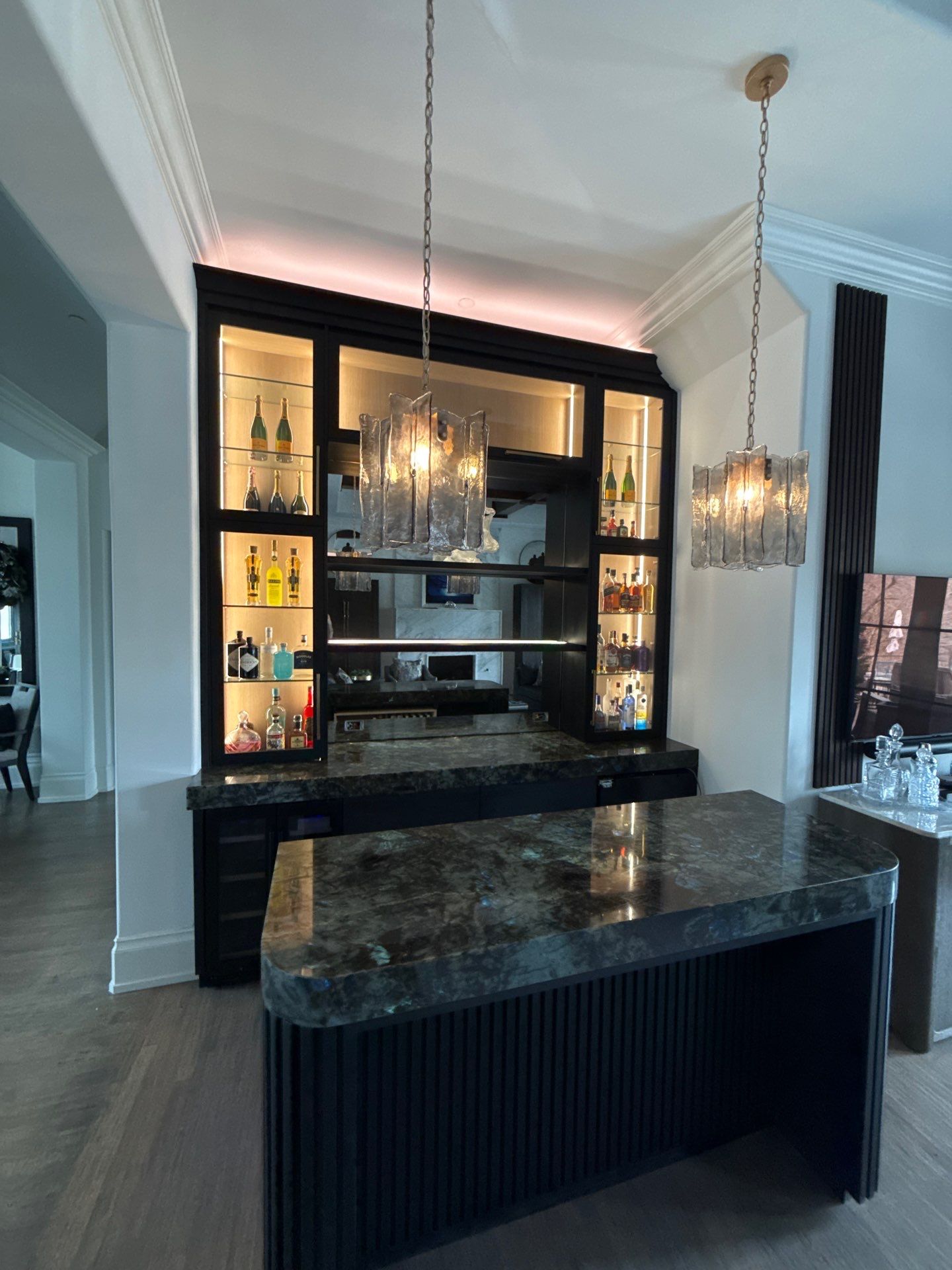 Antique Bar Mirrors Install by Richardson Glass & Mirror