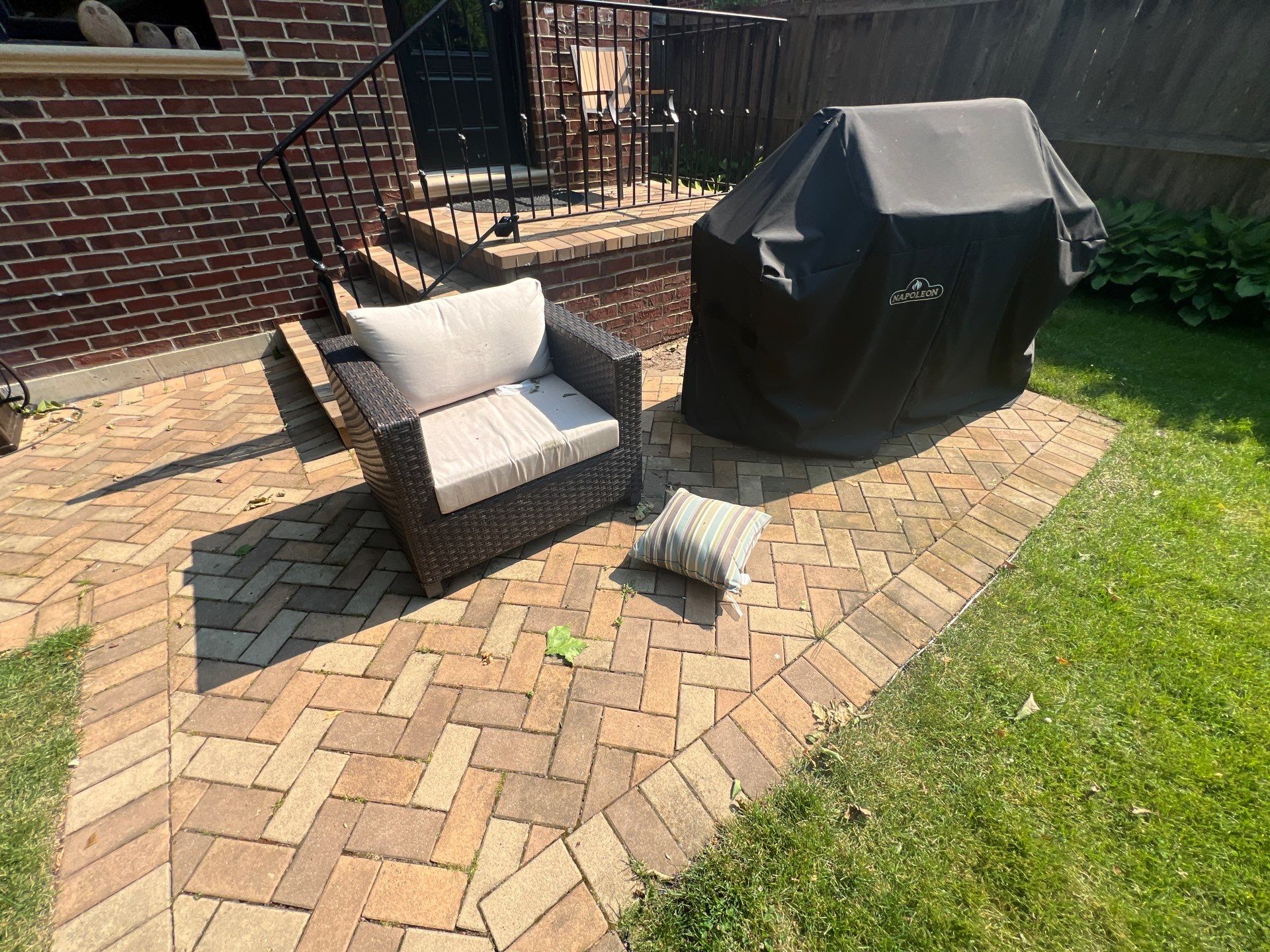 brick paver repair  using Structure bond Techniseal by Northern Power Washing LLC.