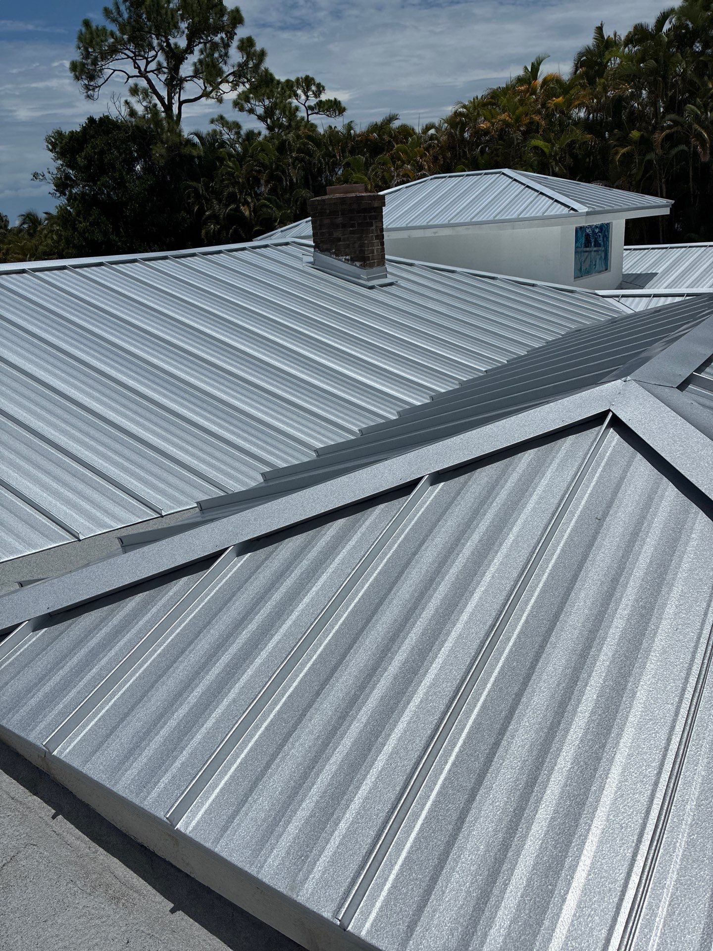 24ga 1.5" Mechanical Seam Mill Finish by Total Roofing System The Metal Roof Experts