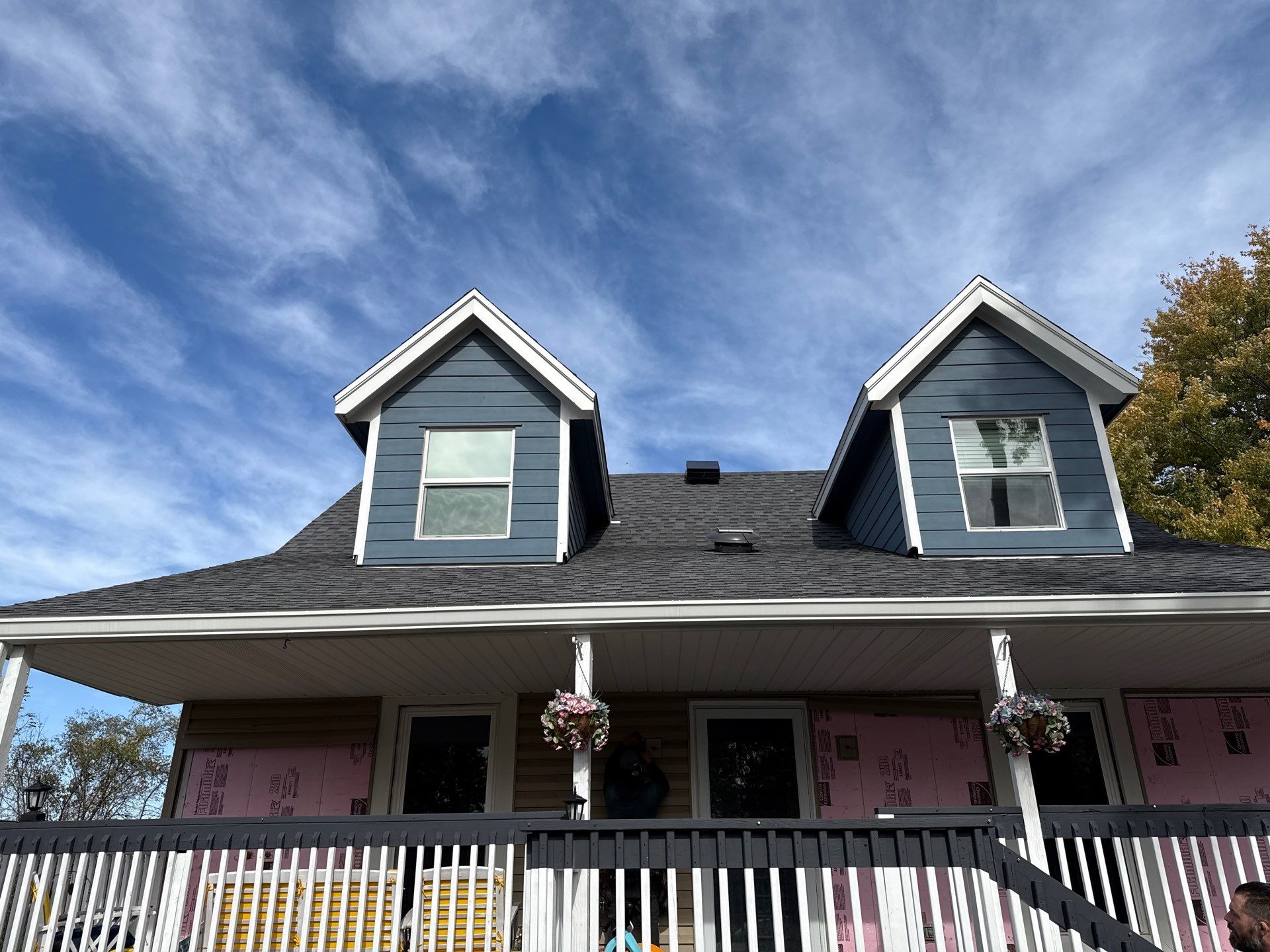 Out with the Old , in with the Blue  by EEC  Windows, Siding & Roofing 