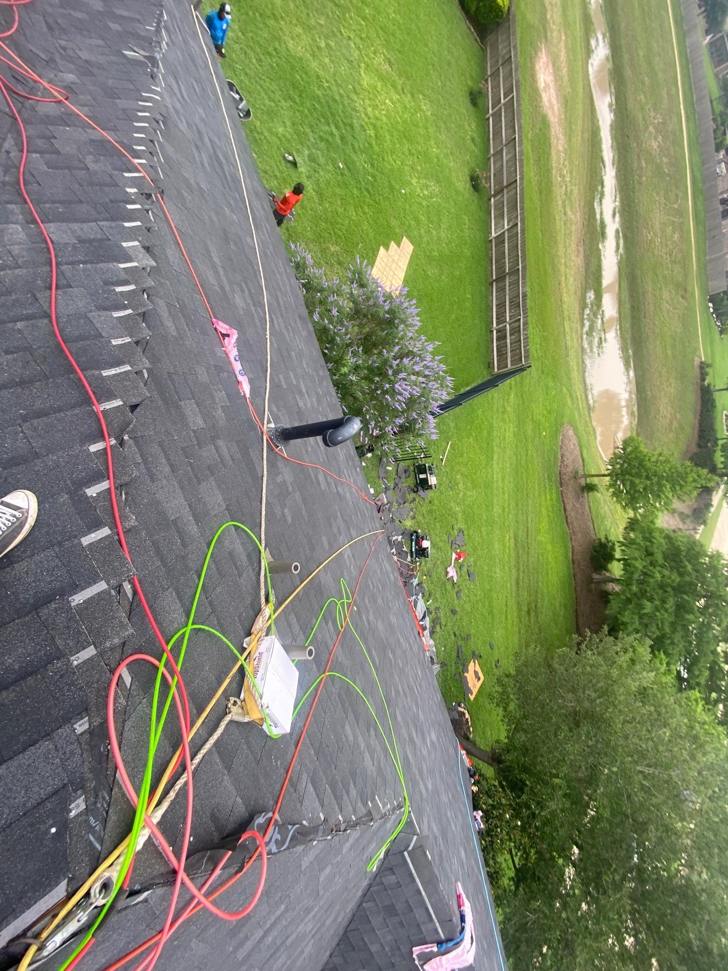 Residential Roofing Installation using Owen's Corning Duration (Lifetime) Shingles by Roof Repair Company