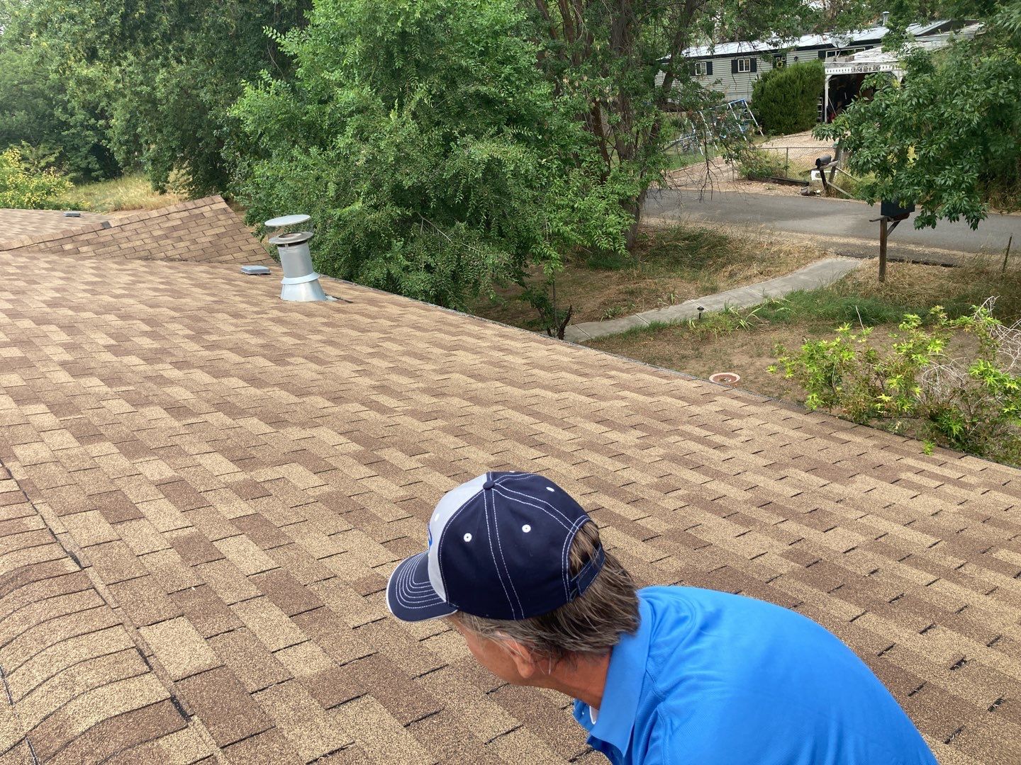 Boise ID., Residential Roofing Installation using Owens Corning Duration in Harbor Blue by ID Roofing LLC