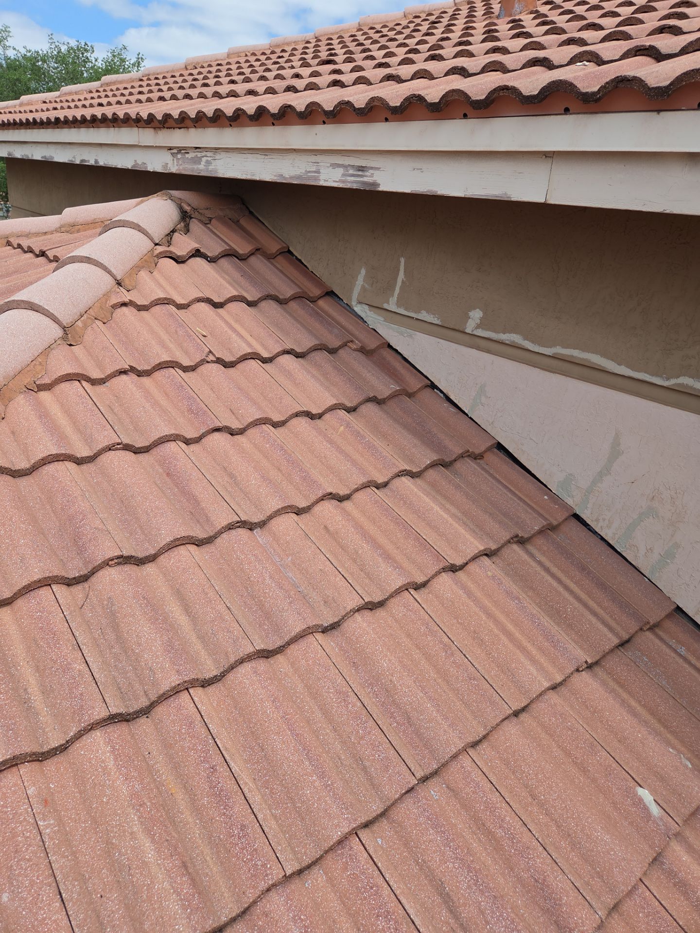 Clay Tile Roof Repair and Plywood Decking Replacement in Boynton Beach by Aastro Roofing