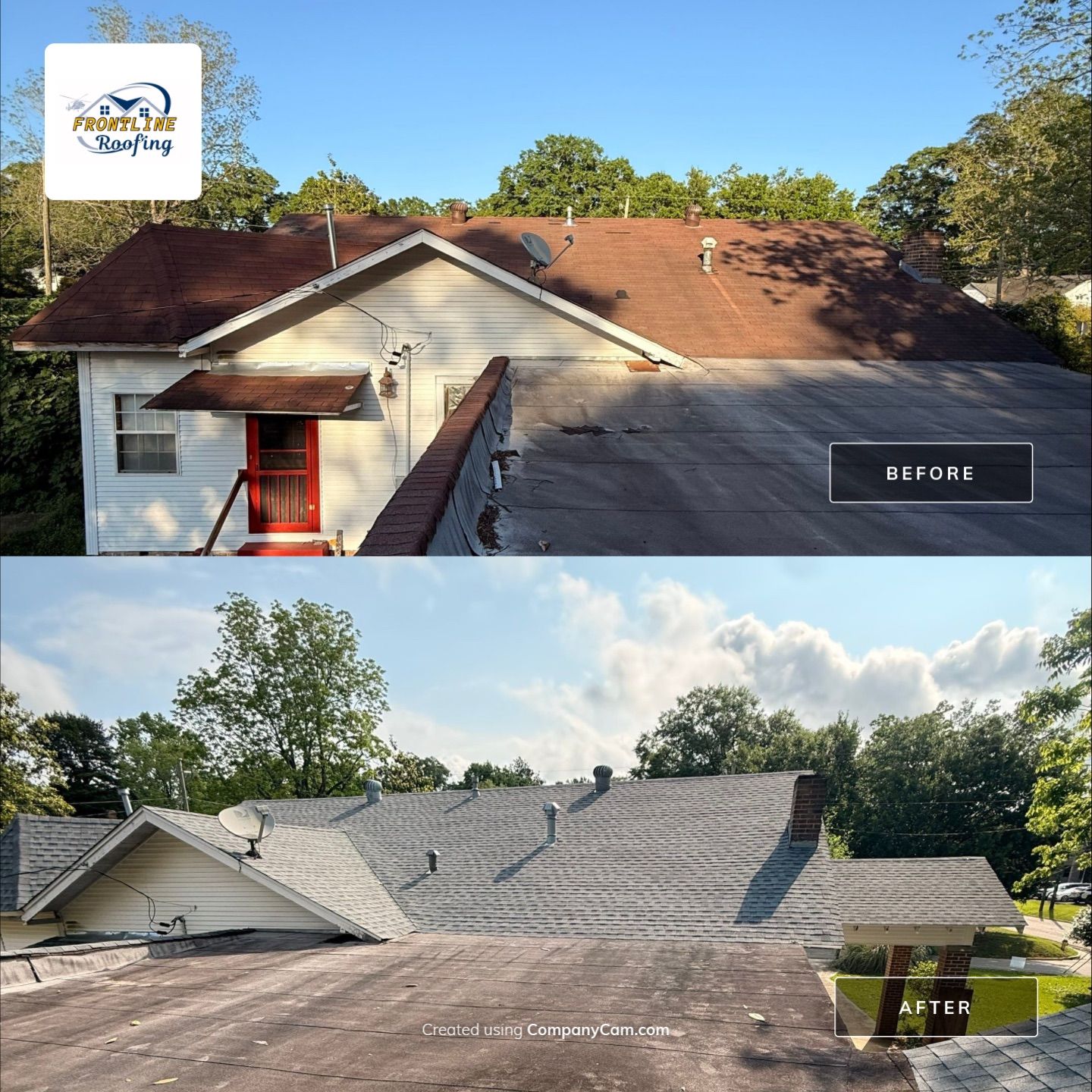 GAF HDZ Oyster Gray Roof Install in Poplarville, MS by Frontline Roofing