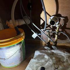Kitchen sink repipe with new water valves by Elite Trade Services LLC