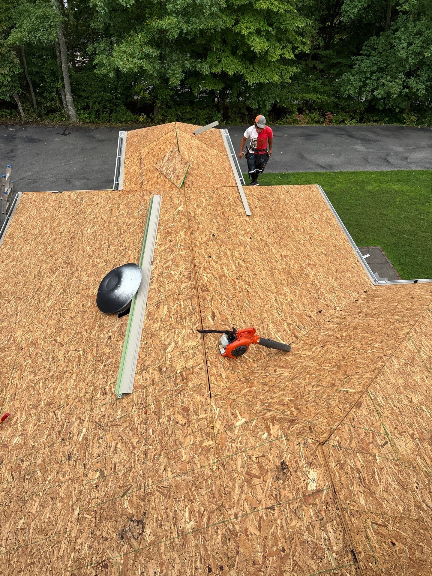 Residential Roofing Installation using GAF Timberline HDZ by Rainstoppers Roofing