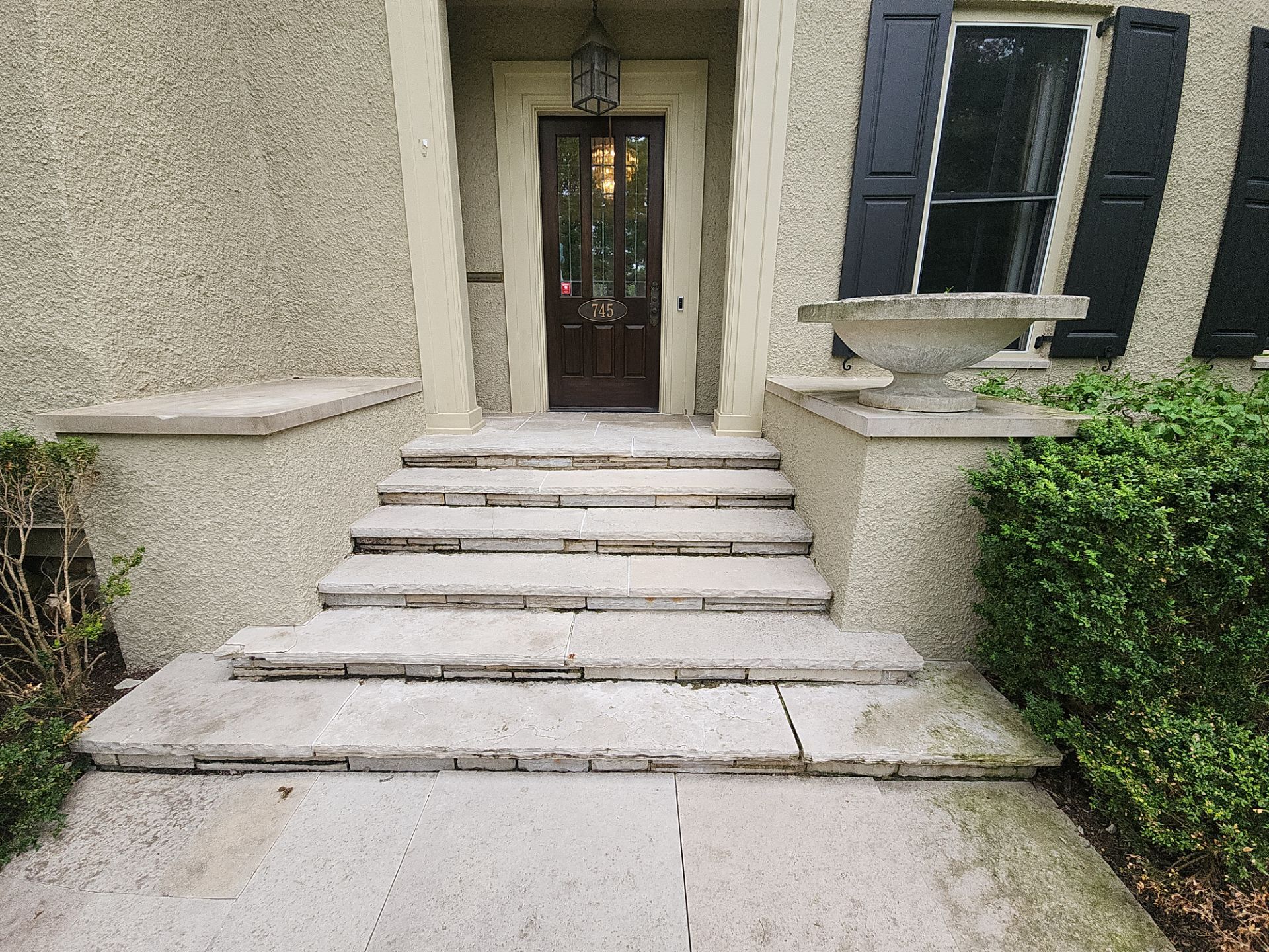Natural Stone Surface Pressure Washing by Northern Power Washing LLC.