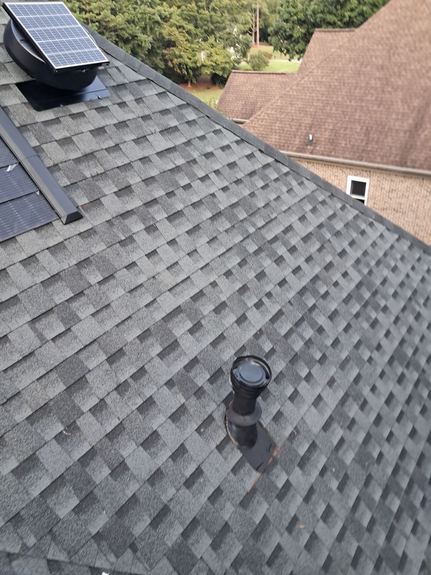 Residential Roof Replacement using GAF HDZ - Charcoal shingles by Elite Roofing LLC