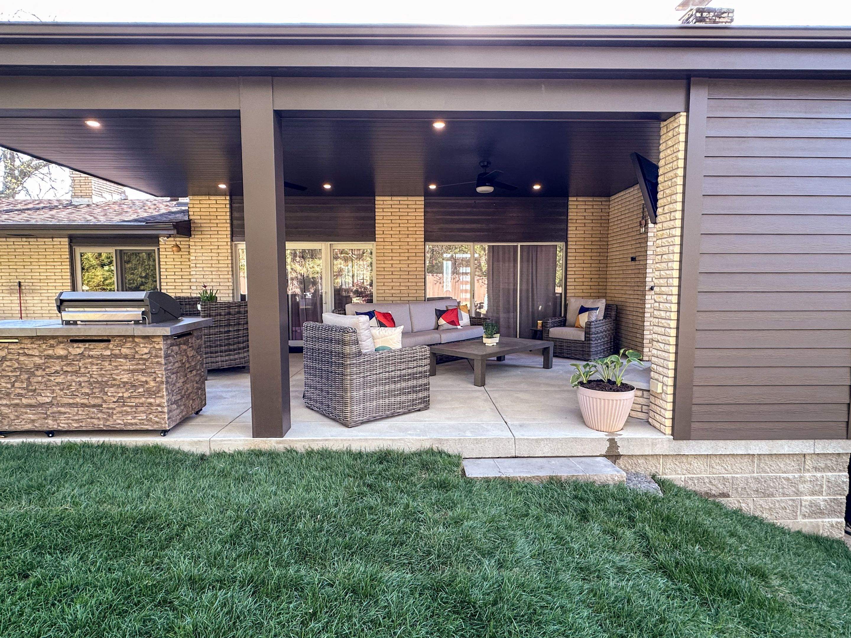 Centerville Covered Patio by Zengel Group