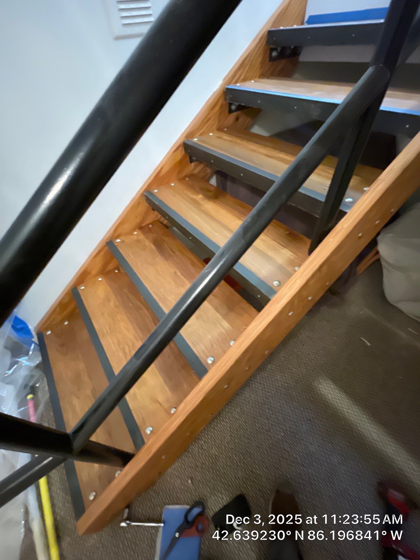 Duchateau Harmattan Hardwood with Matching Treads! by RTBaldwin Hardwood Floors