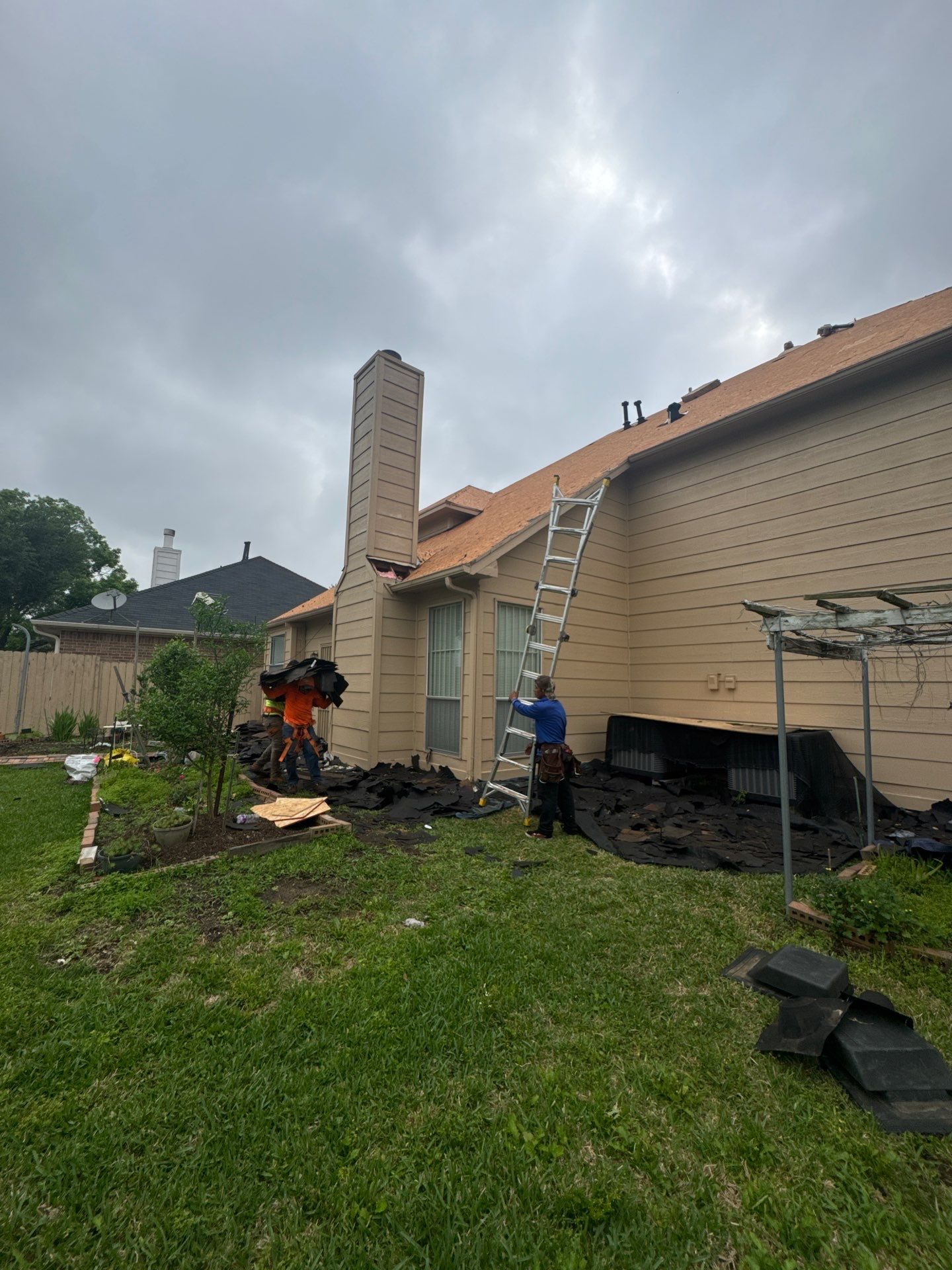 Project in Houston by Proud Roofing