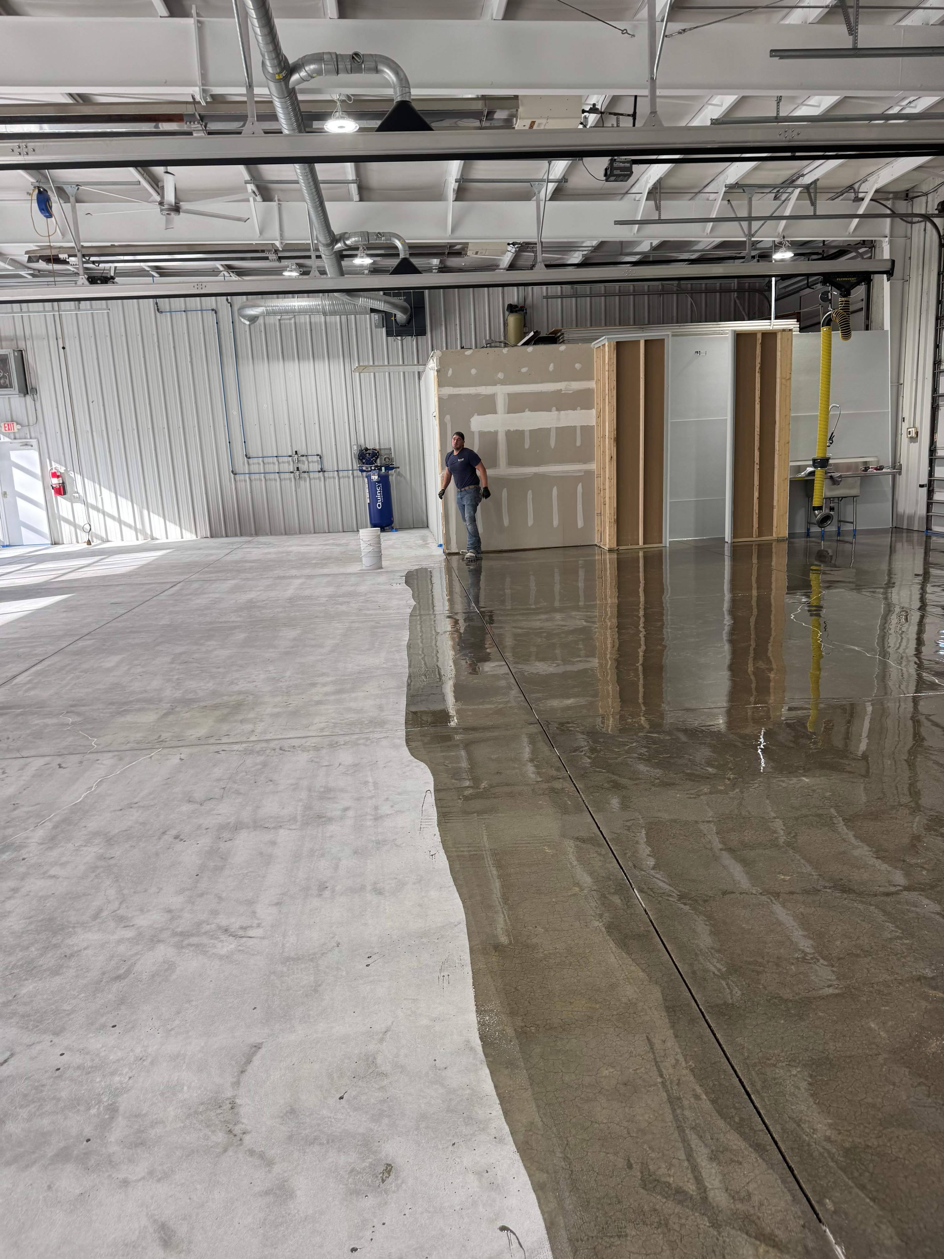 Alexis Volunteer Fire Department Substation by Endure Concrete Coatings