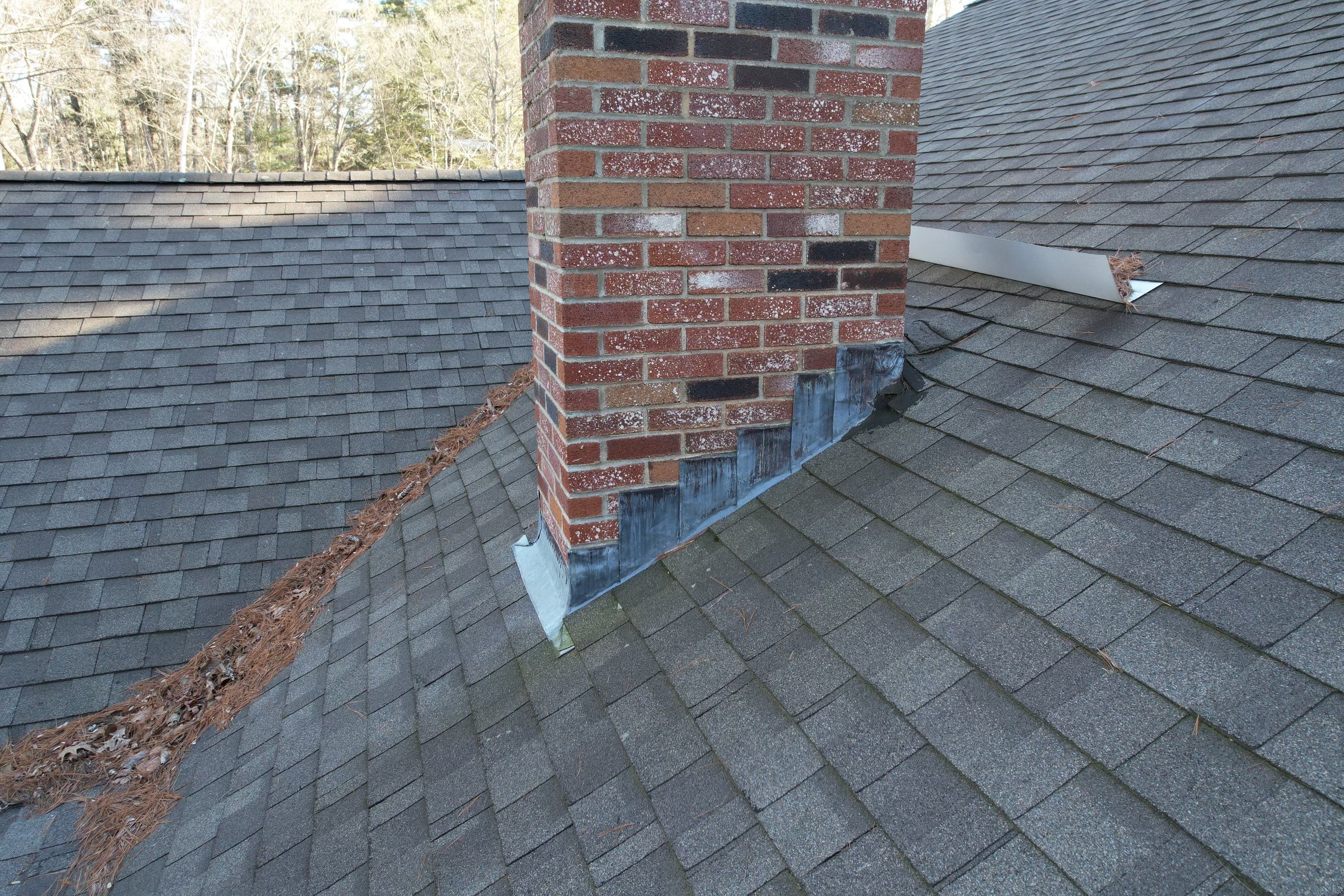 Failing Chimney? Not anymore!! by Tall pine roofing