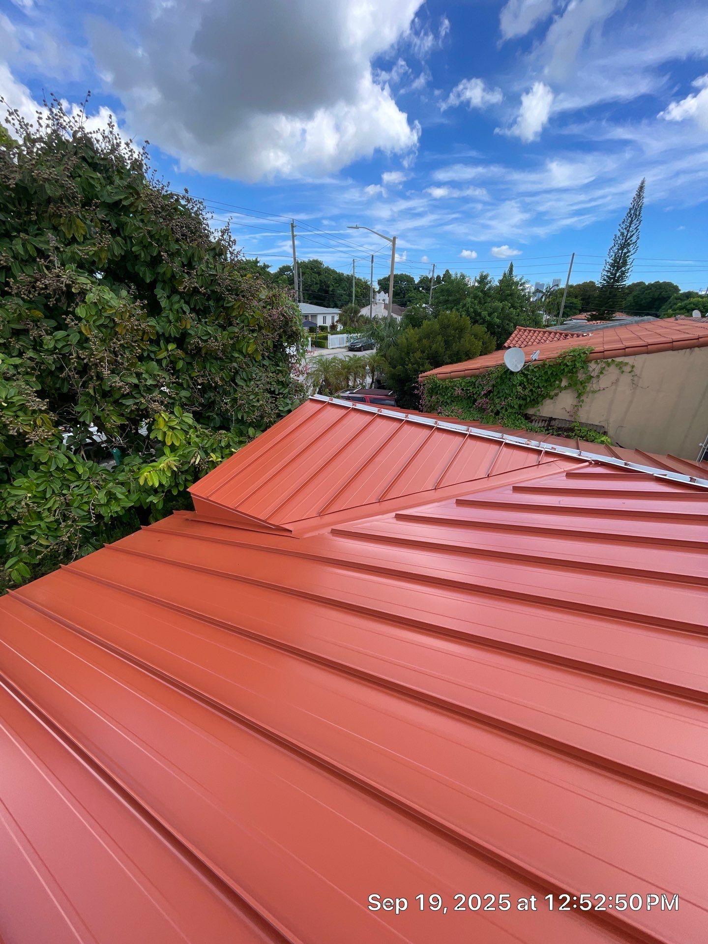 Metal Roof - Galvalume - Terracotta by Istueta Roofing