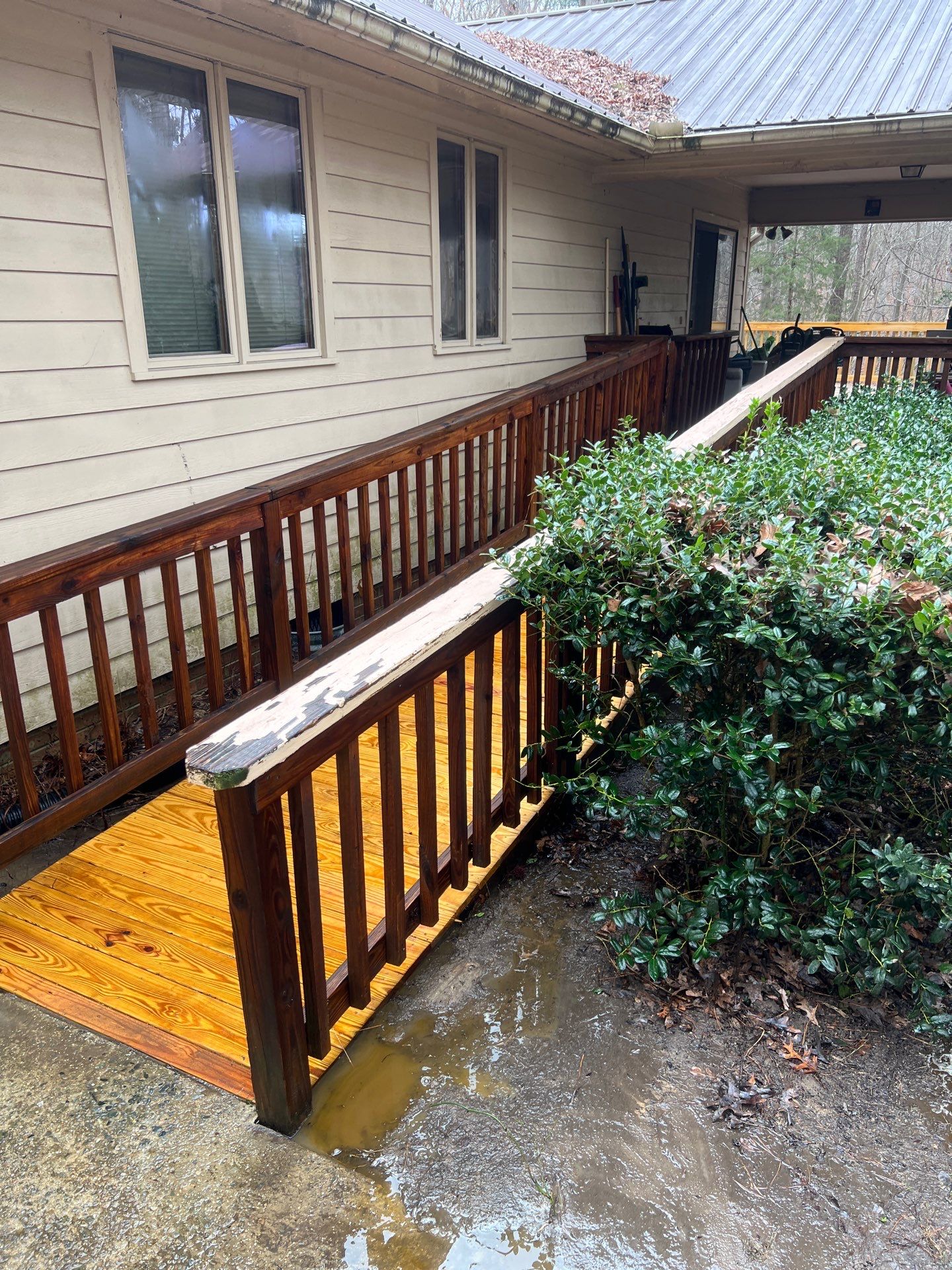 Weathered Deck using Wood Sealant by DuraSeal