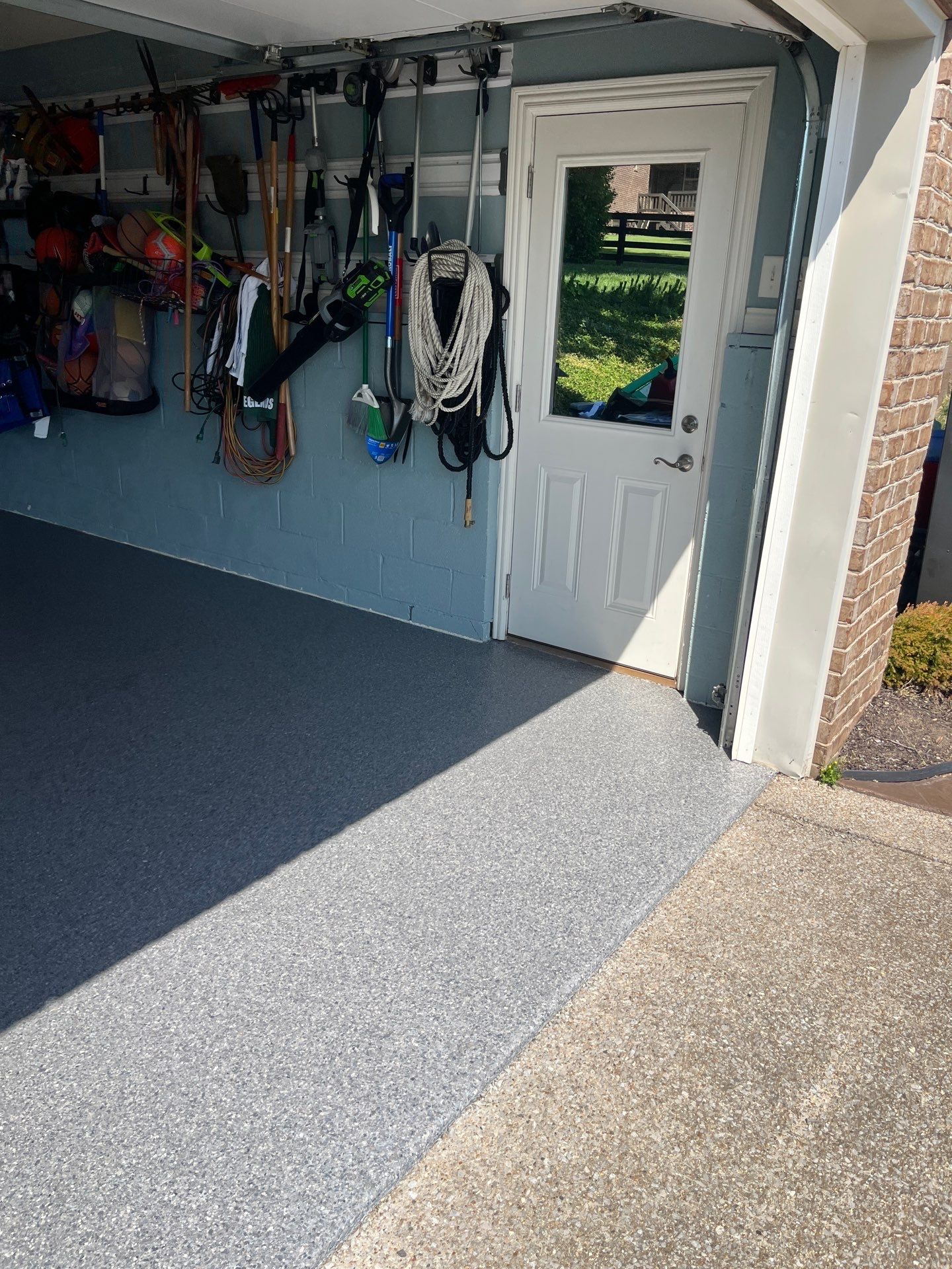 Garage Floor Coating using Briar by My Garage Floor Guys