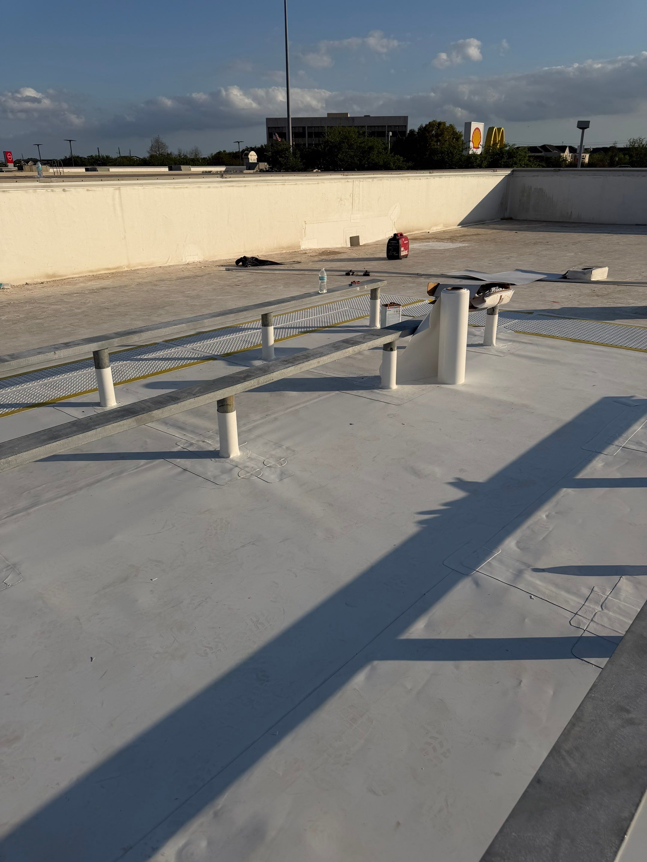 Commercial Retrofit Roof by Houston Roofing & Construction
