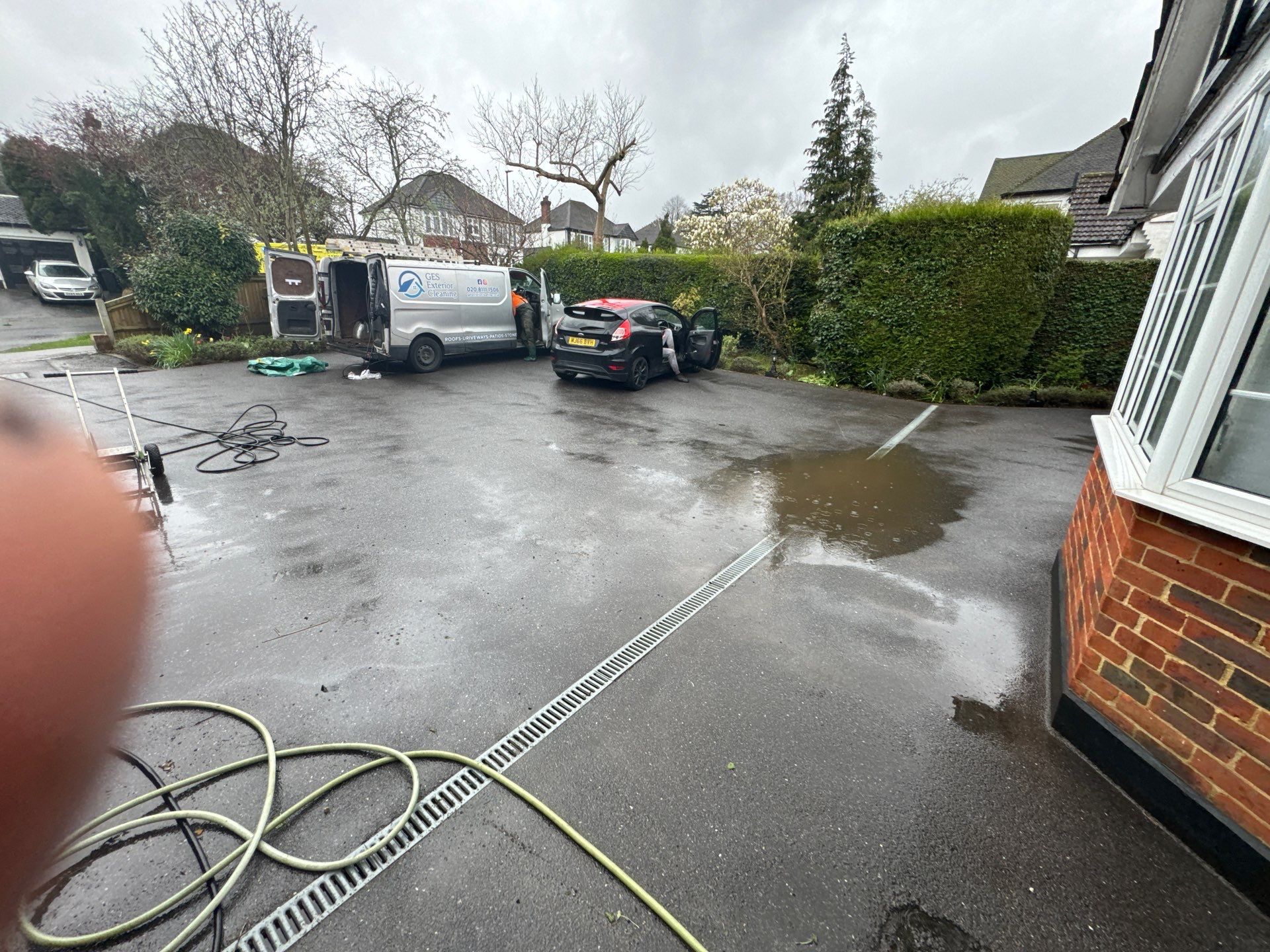 Exterior Clean - Roof - Patio - Driveway using honda 21 ltr/min by Ges Exterior Cleaning ltd