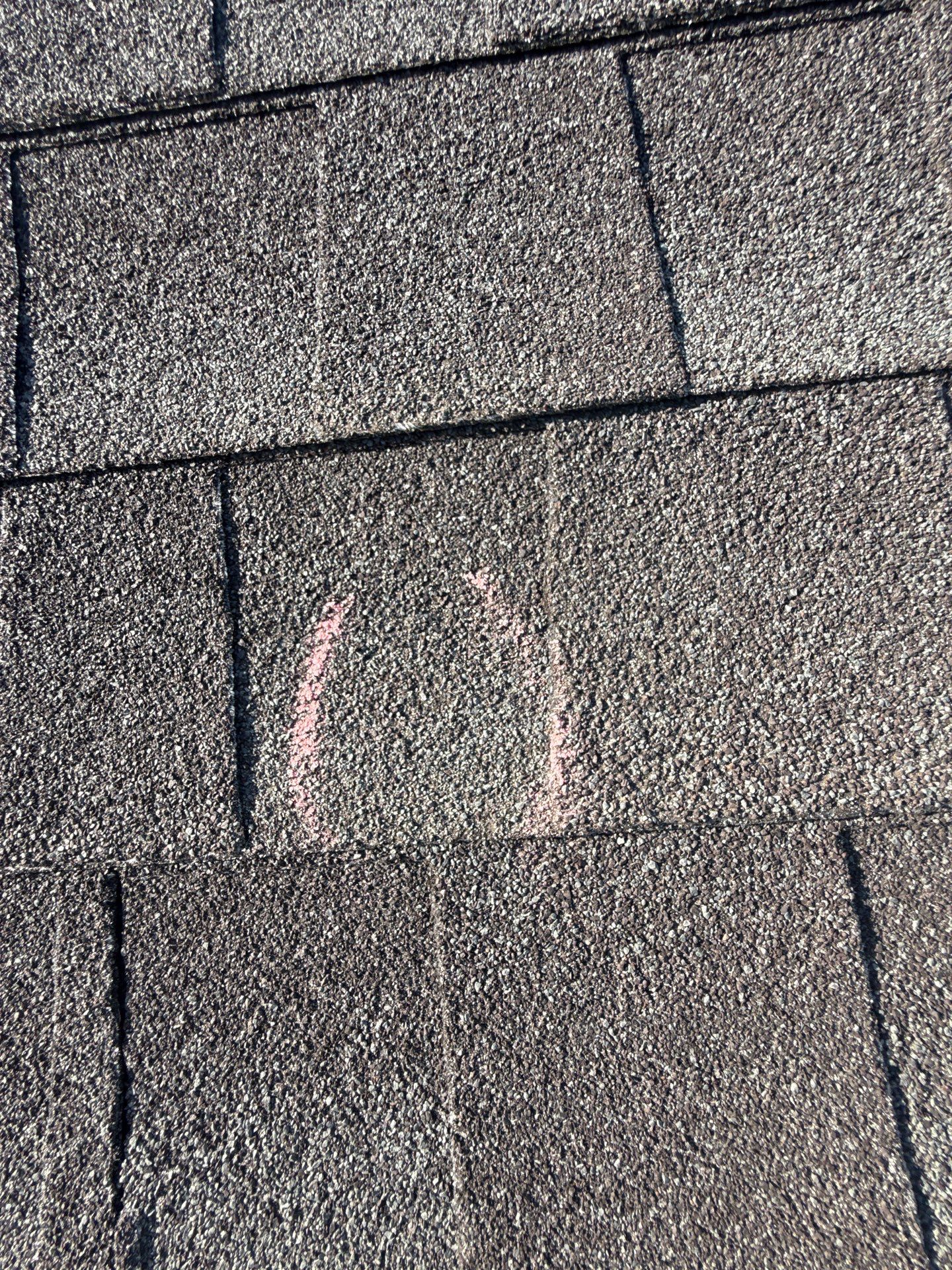Hail Damage Roof Inspection in Oklahoma City, OK by McCann's Roofing and Construction