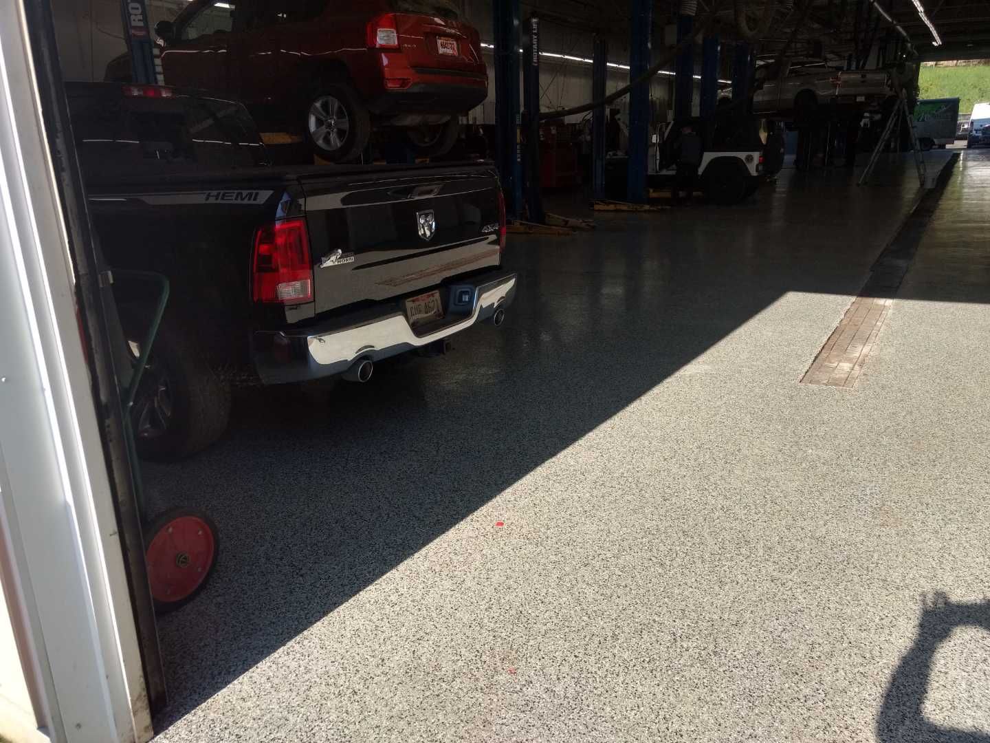 Commerical  using Domino by Fantastic Floors by Miller Custom Exteriors 