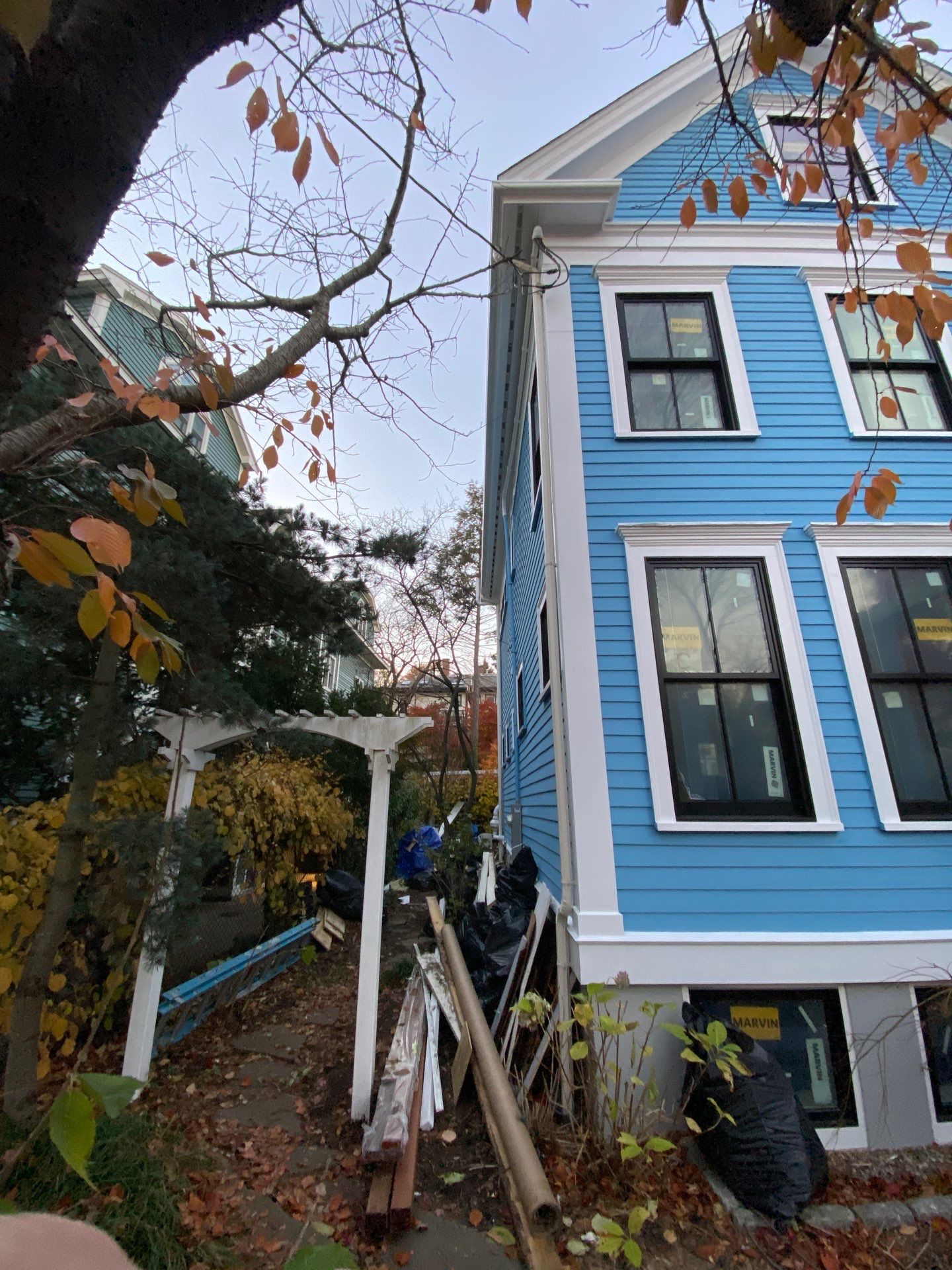 Fiberglass 4x5" Gutter Install in Cambridge by Gutter Pro Enterprises