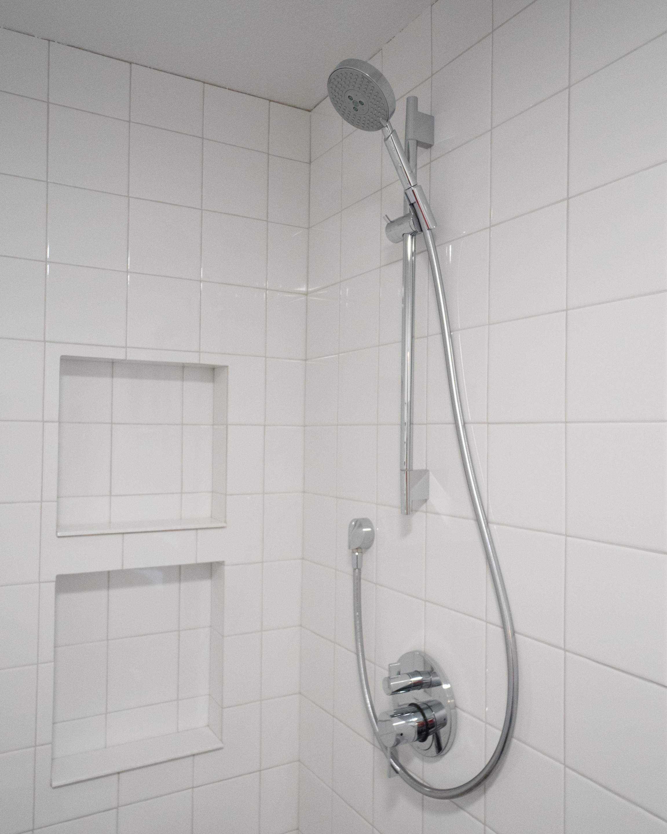 Bathroom Remodel using Tile by Villegas Remodeling, LLC