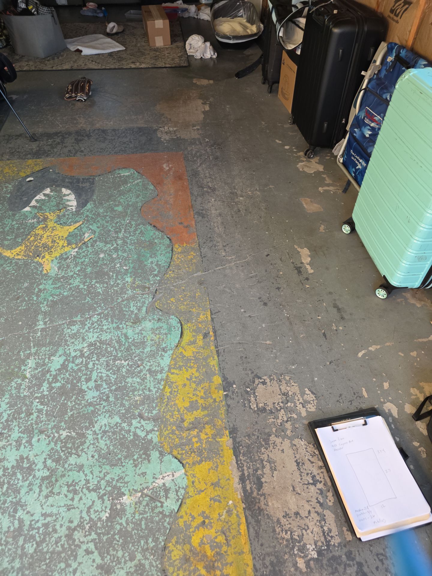 Custom Blue Metallic Epoxy Floor Coating for Atascadero Garage by MGP Coatings