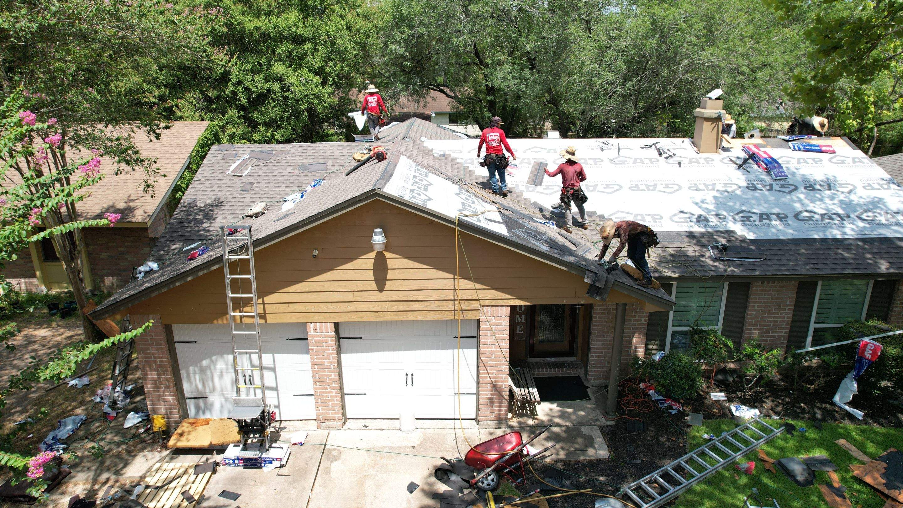 Complete Roof Replacement with Ridge Detail — Humble, TX by PL Roofing & SB Roofing, LLC.