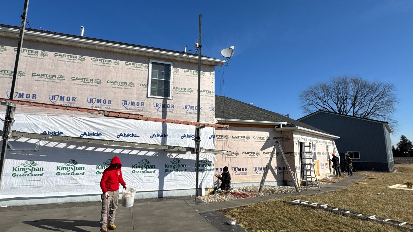 Siding Installation using Alside Coventry D4DL by Nitro Roofing and Construction