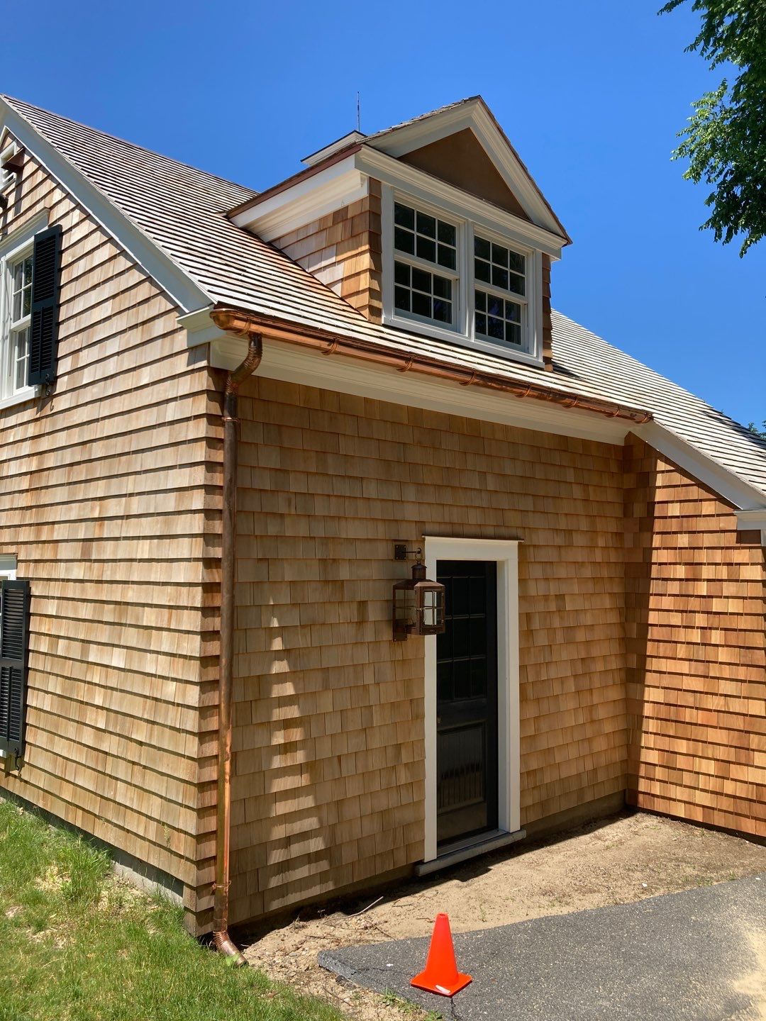 Copper Gutter Installation in Osterville, MA   by Gutter Pro Enterprises