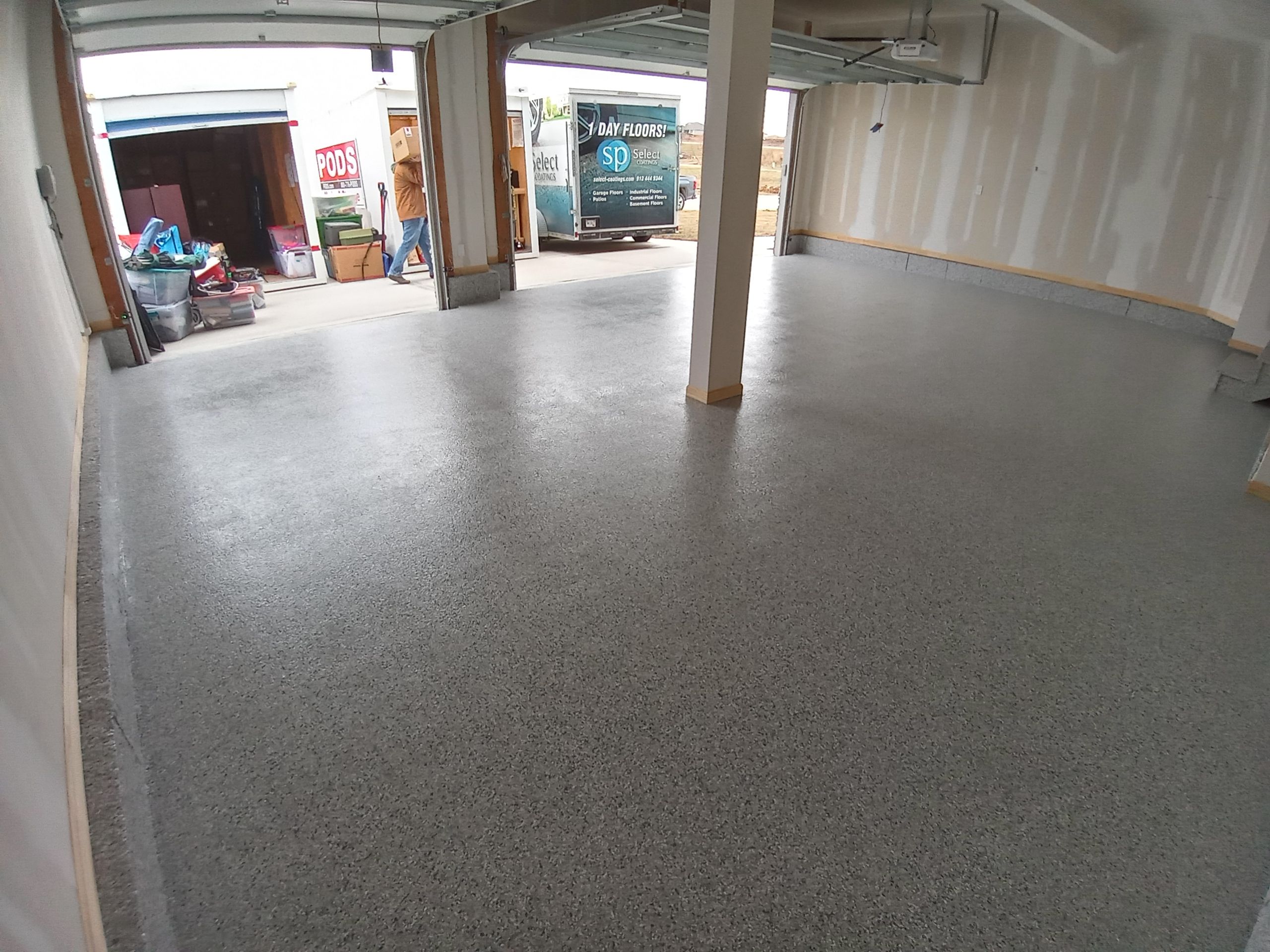 Garage using Tidalwave by Select Painting, Coatings & Garage Cabinets