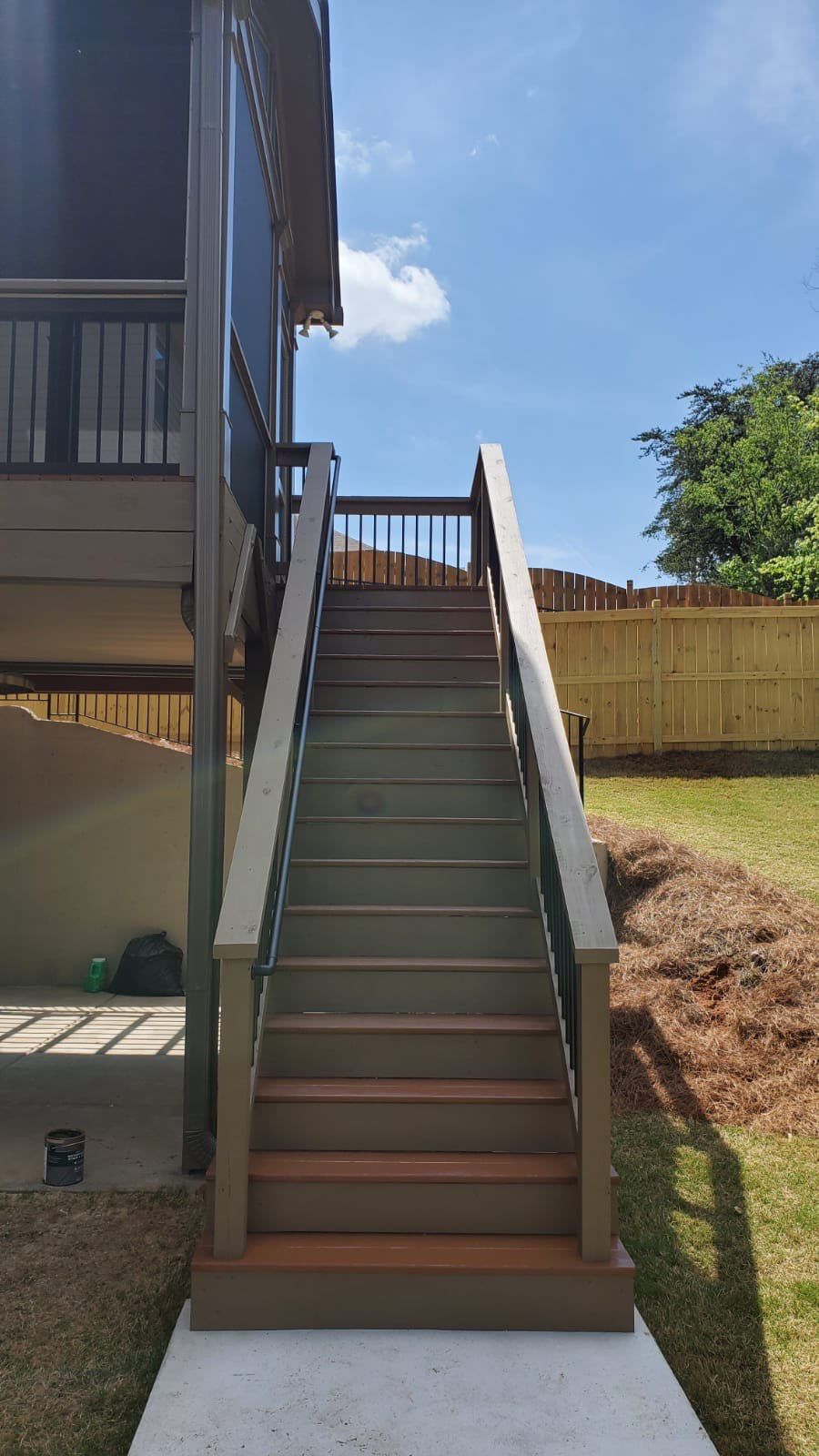 Elevated Screened-In Porch and Custom Deck Installation in Canton by Swift Home Renovations