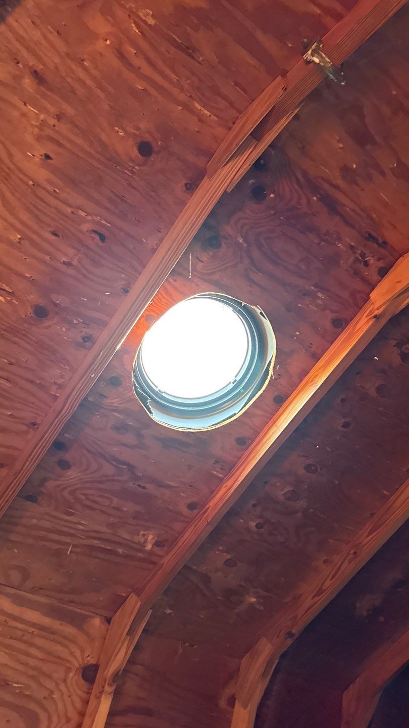 roof replacement & sun tunnel installation in Crescent by McCann's Roofing and Construction