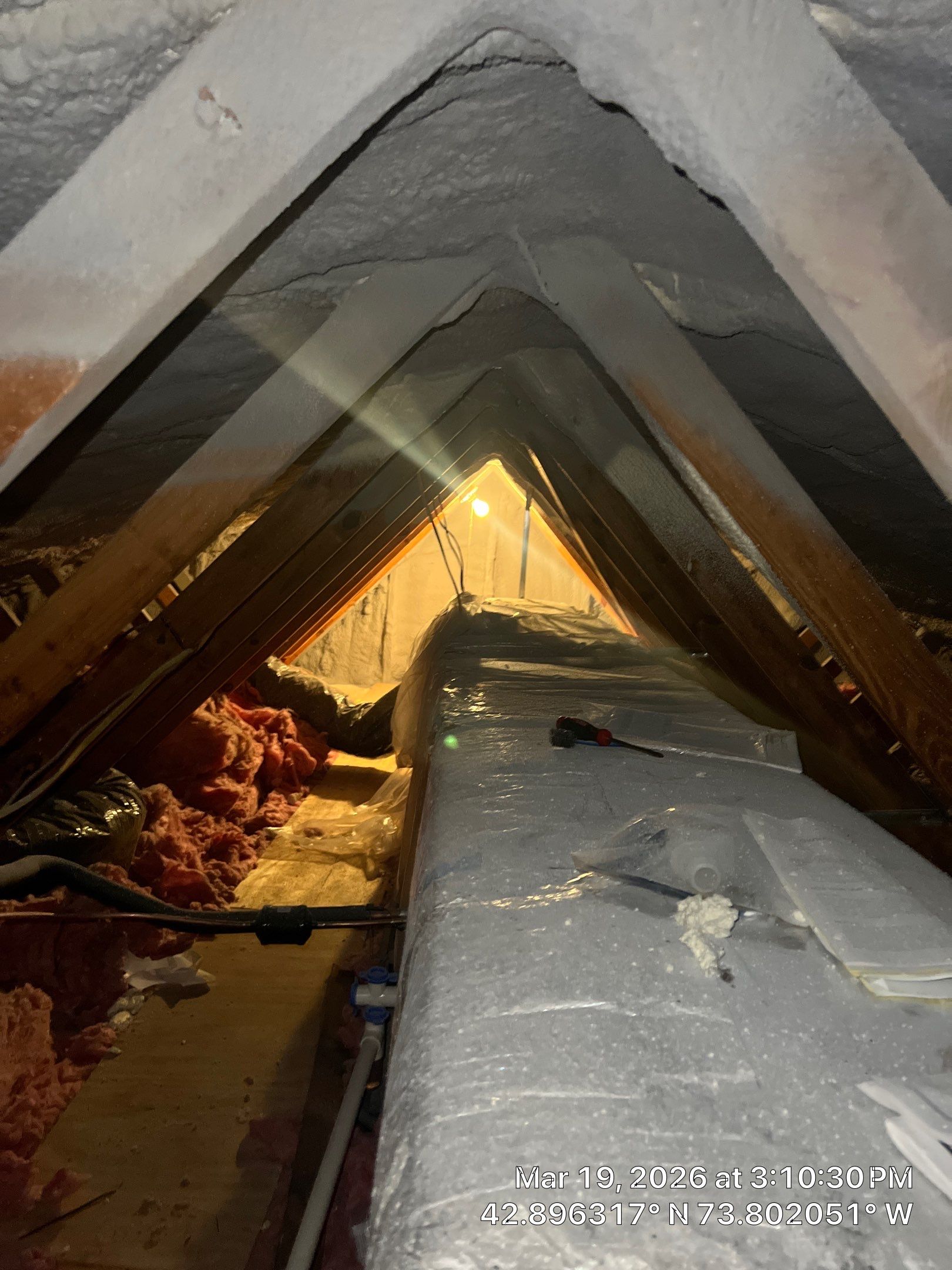 Attic Encapsulation and Insulation Improvement Project in Country Knolls by Saffron Elite Home Performance & Building Science