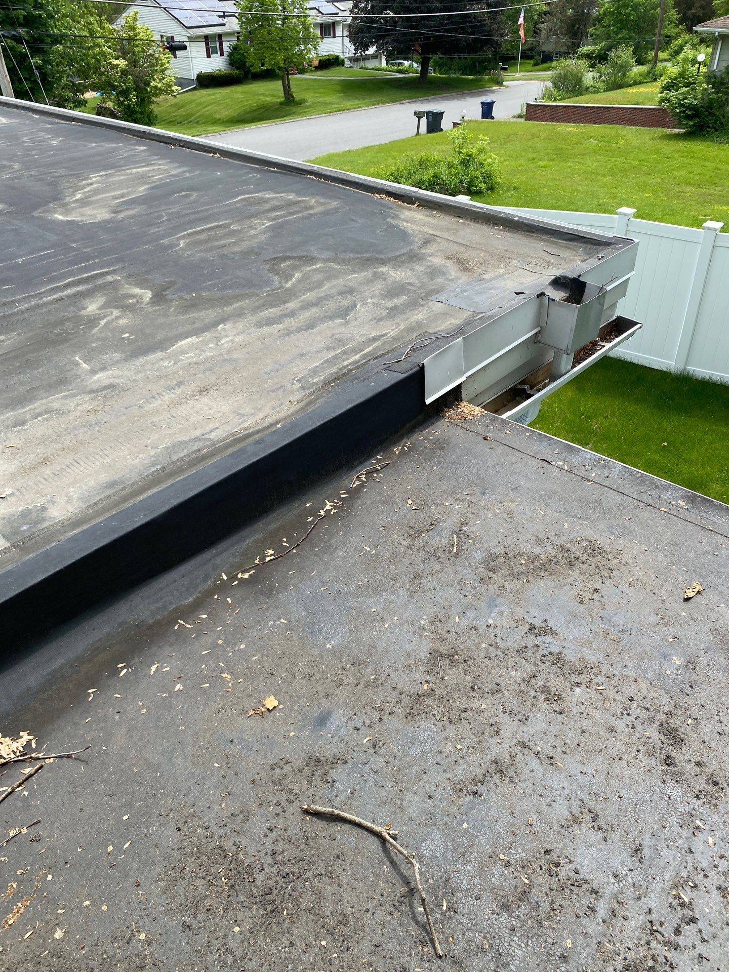 EPDM Flat Roof Installation + Seamless Gutter Upgrade by Mighty Dog Roofing of Greater Middlesex County