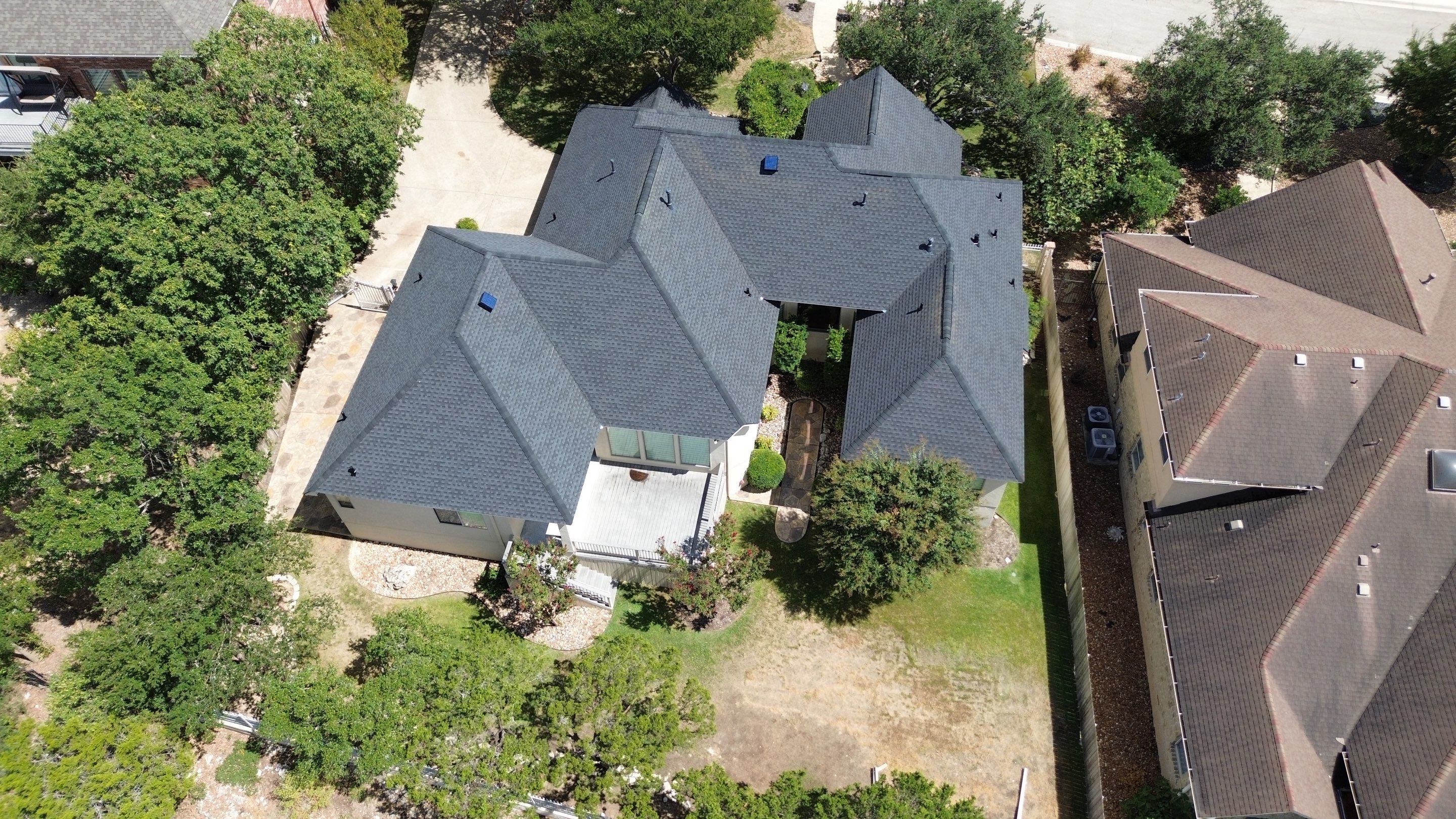 Roof Replacement and Gutter Install - 78258 by bh roofing