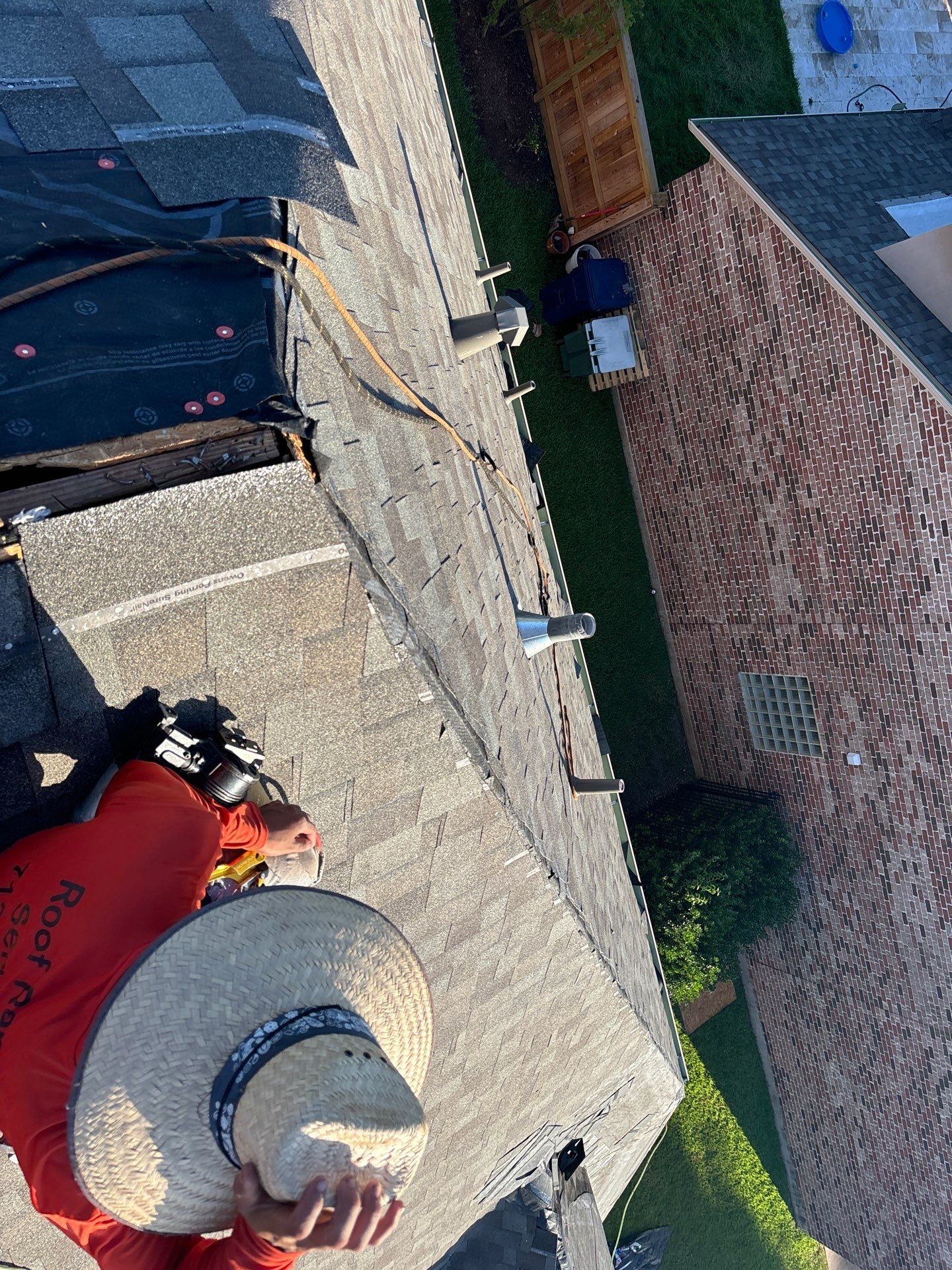Residential Roofing Installation using Owen's Corning Duration (Lifetime) Shingles by Roof Repair Company