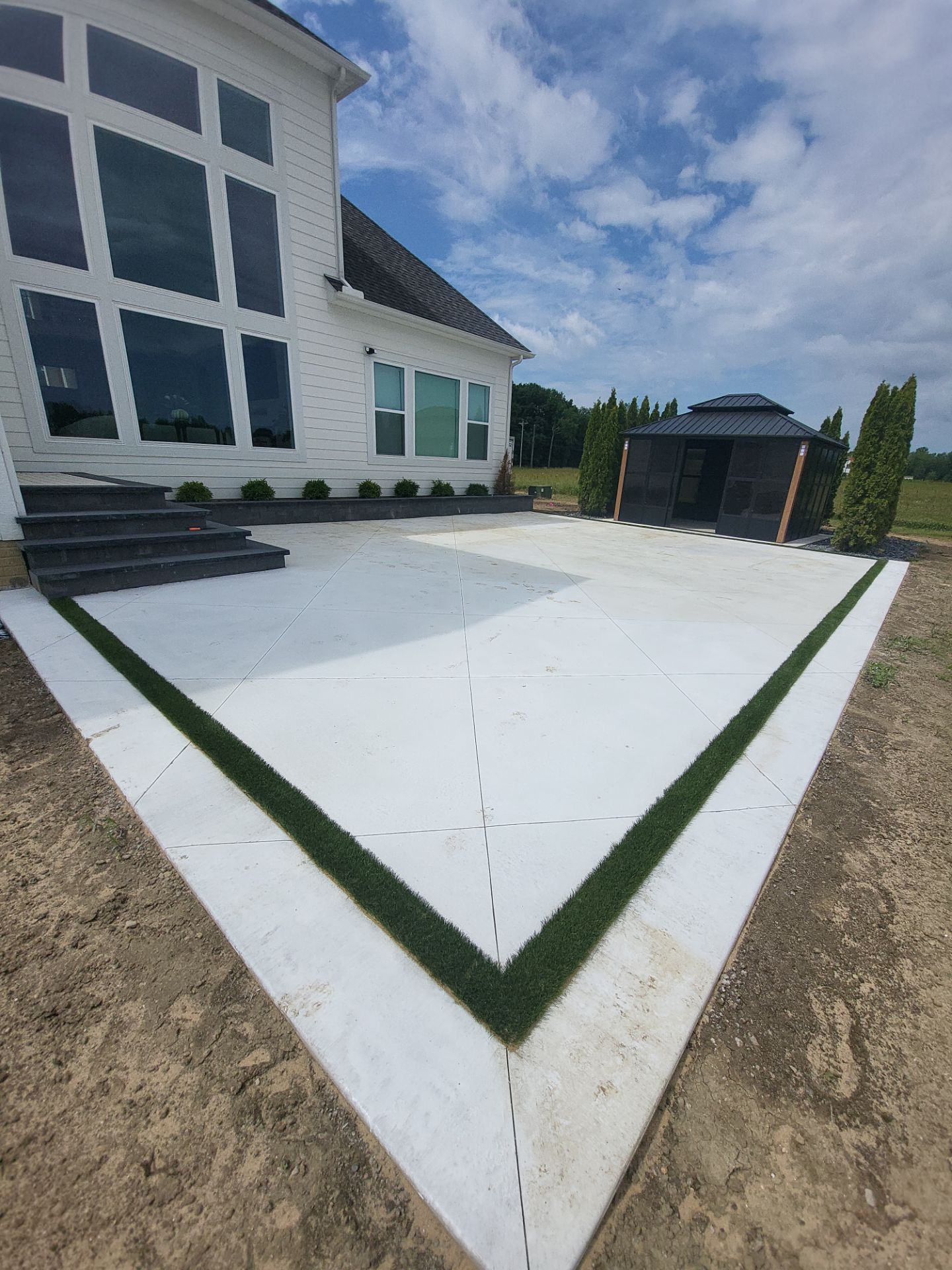Turf Strip Driveway in Marysville, OH by Southwest Greens Midwest