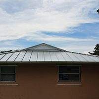 24ga 1.5" Mechanical Seam Silver Metallic  by Total Roofing System The Metal Roof Experts