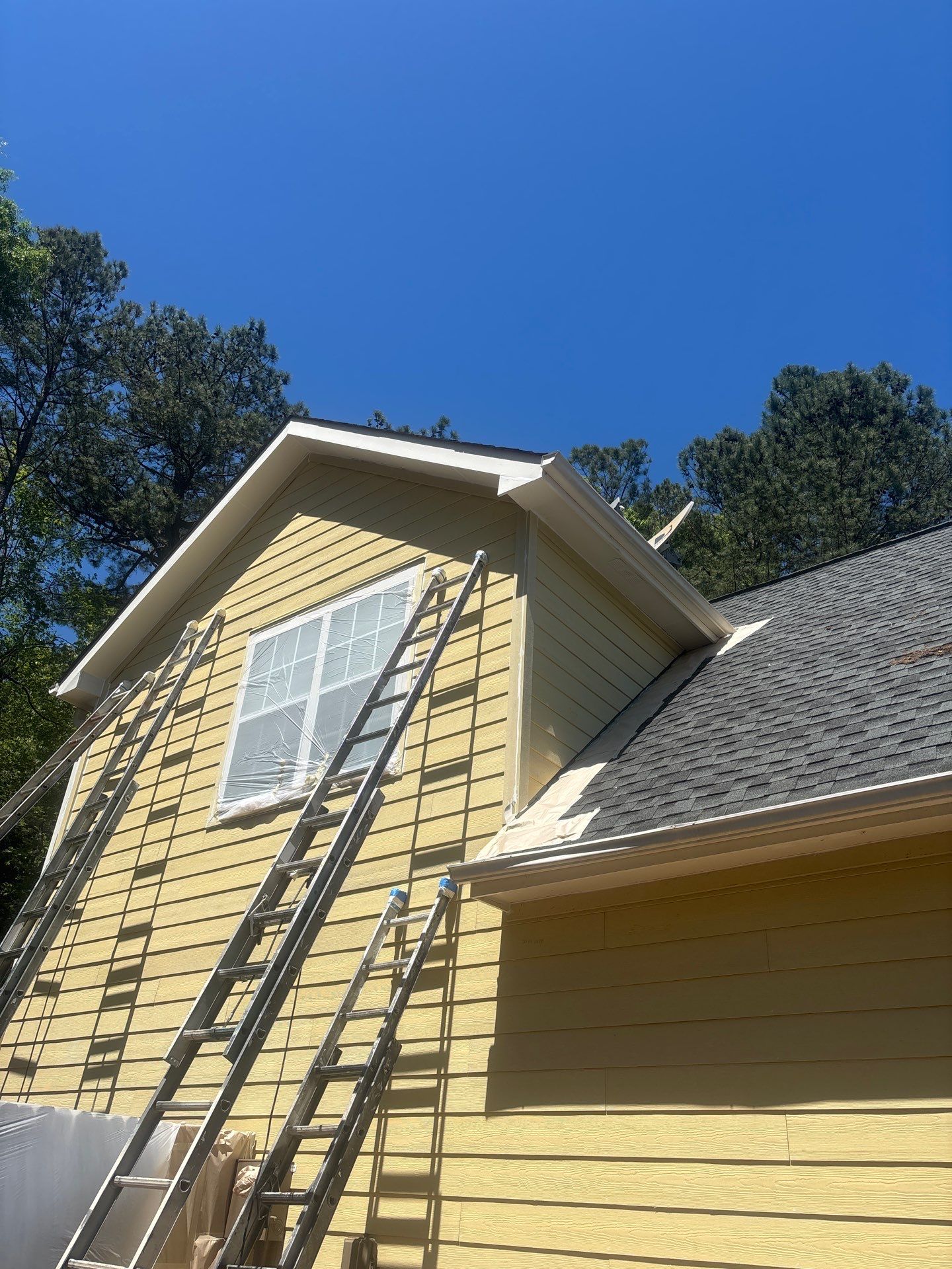 Green Exterior Paint and James Hardie Siding Transformation in Smyrna, GA by Nelson Exteriors 