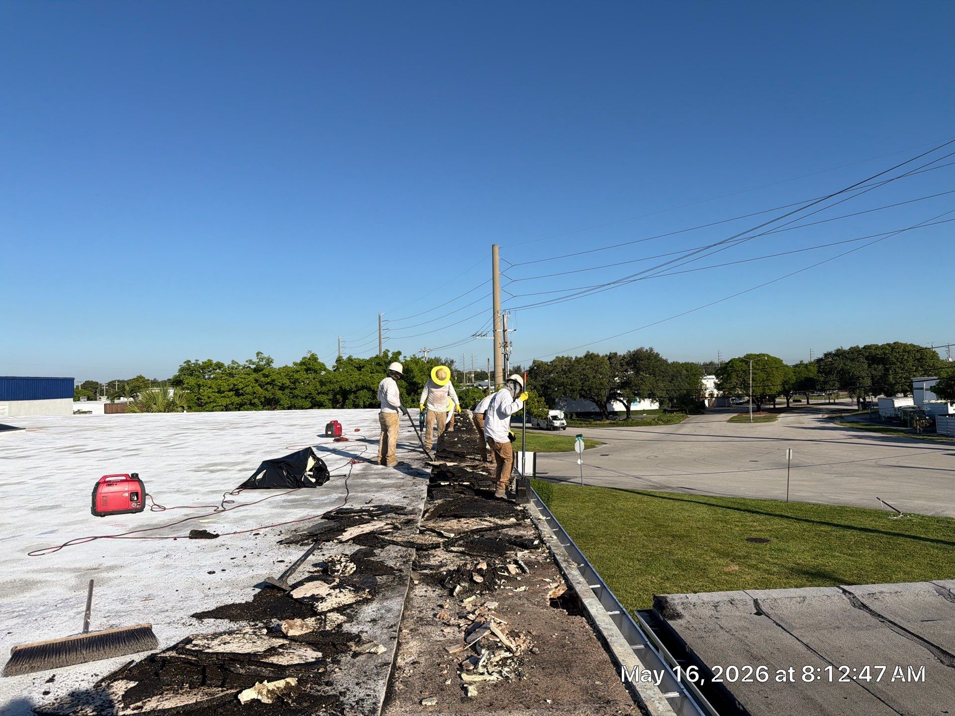 Fort Lauderdale Commercial Roof Restoration and Reflective Coating Installation by Roof King LLC