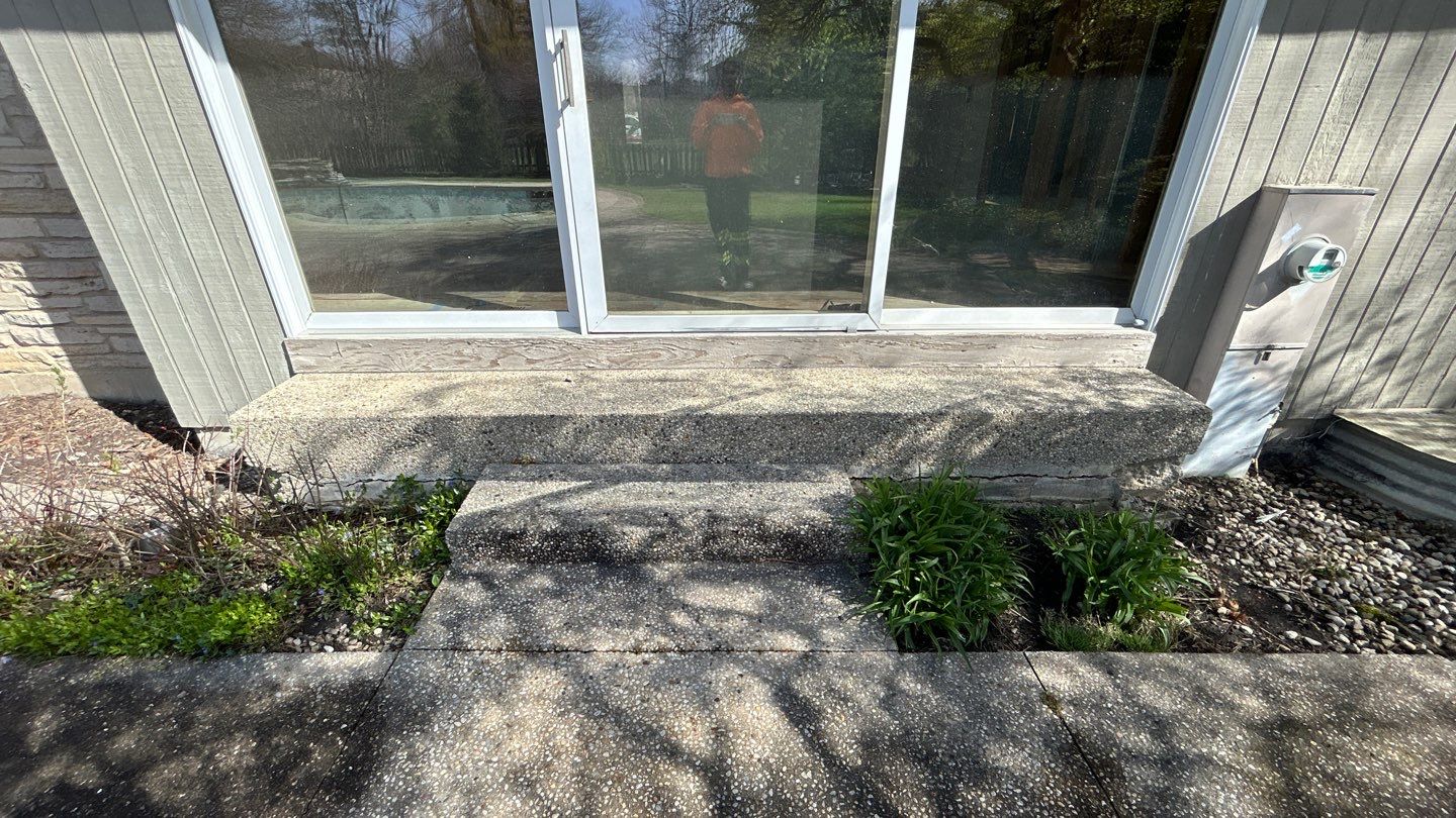 Aggregate Clean and seal using low gloss sealer by Northern Power Washing LLC.