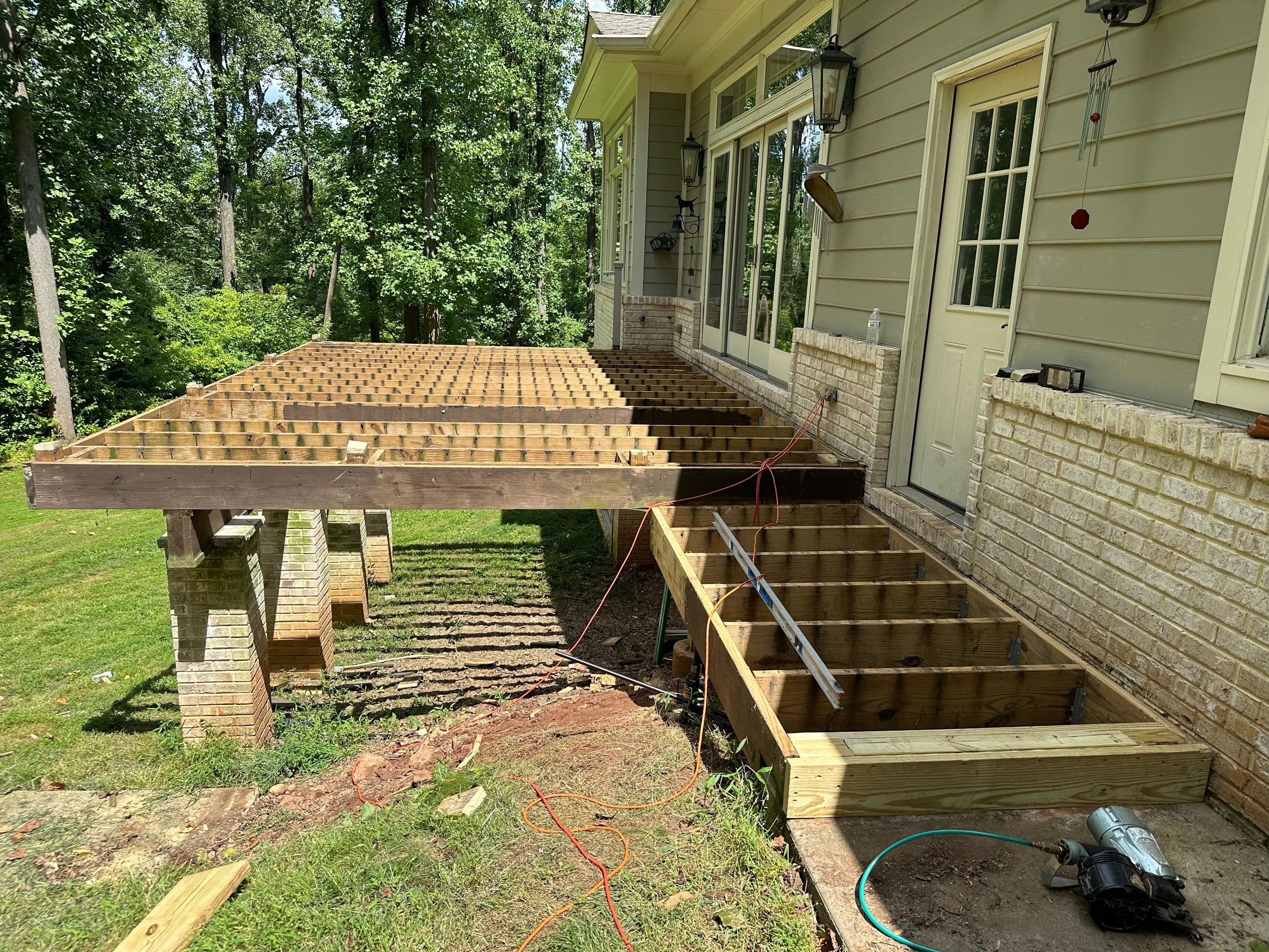Deck Resurface using Deckorators Voyage - Color Khaya by deck guardian