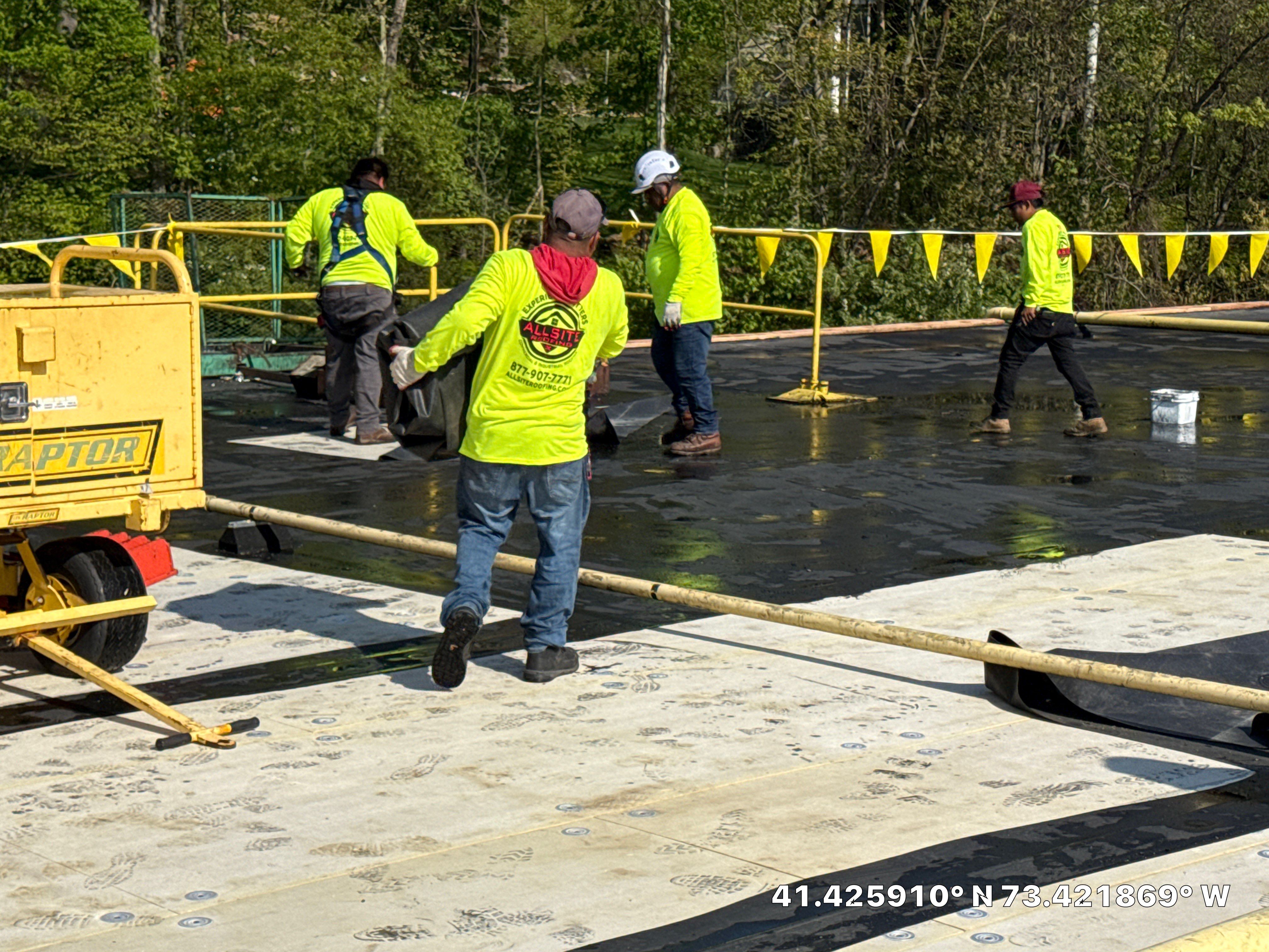Commercial TPO Roof Replacement by All Site Roofing