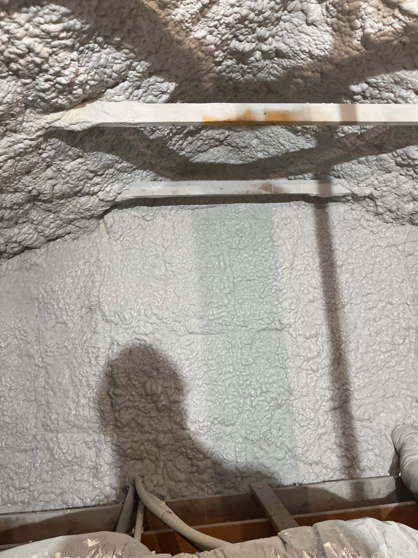 Attic Insulation using open cell spray foam by NYS Foam & Energy