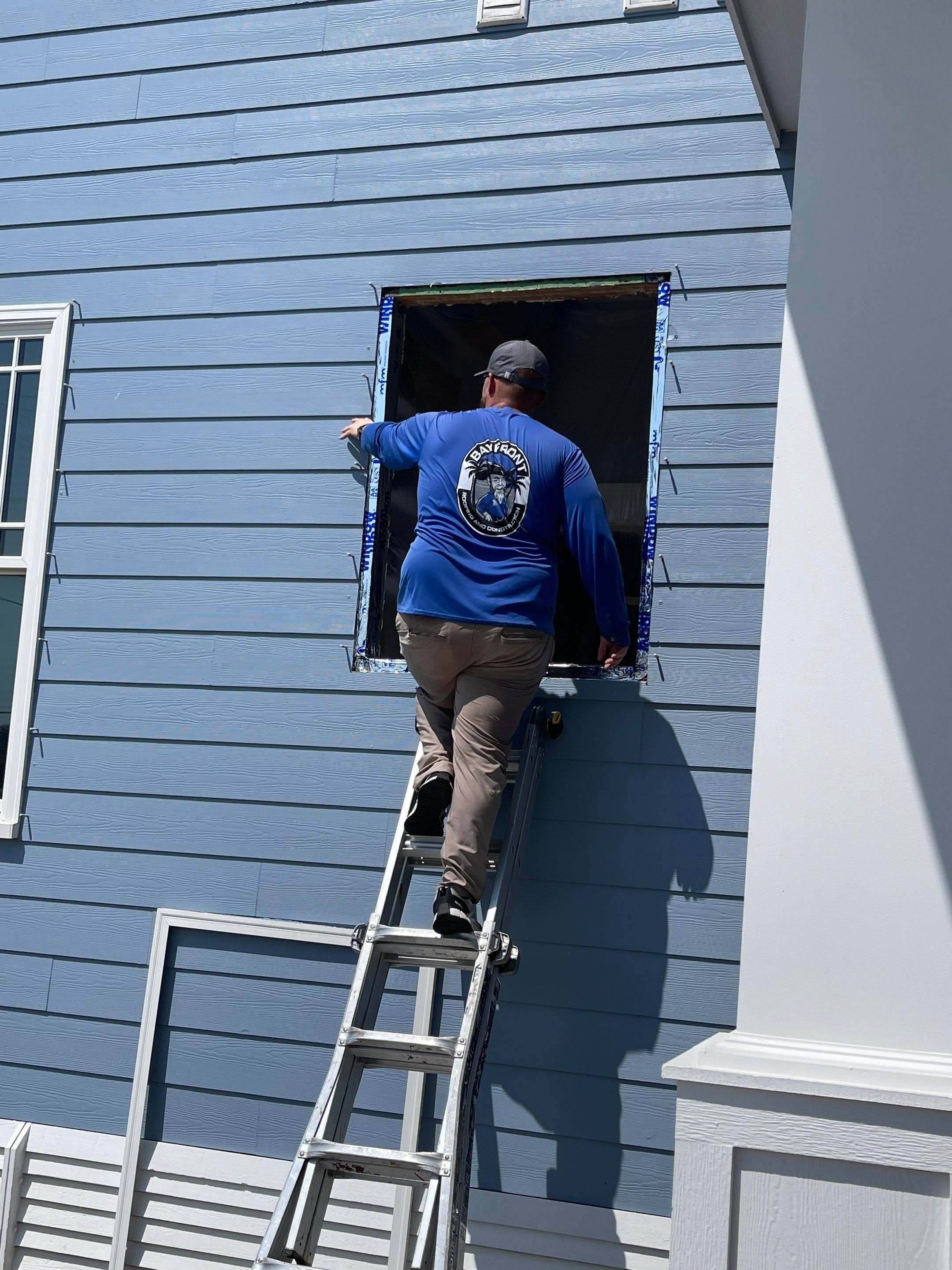 Portland Shore Porch Build and Custom Doors by Bayfront Roofing and Construction