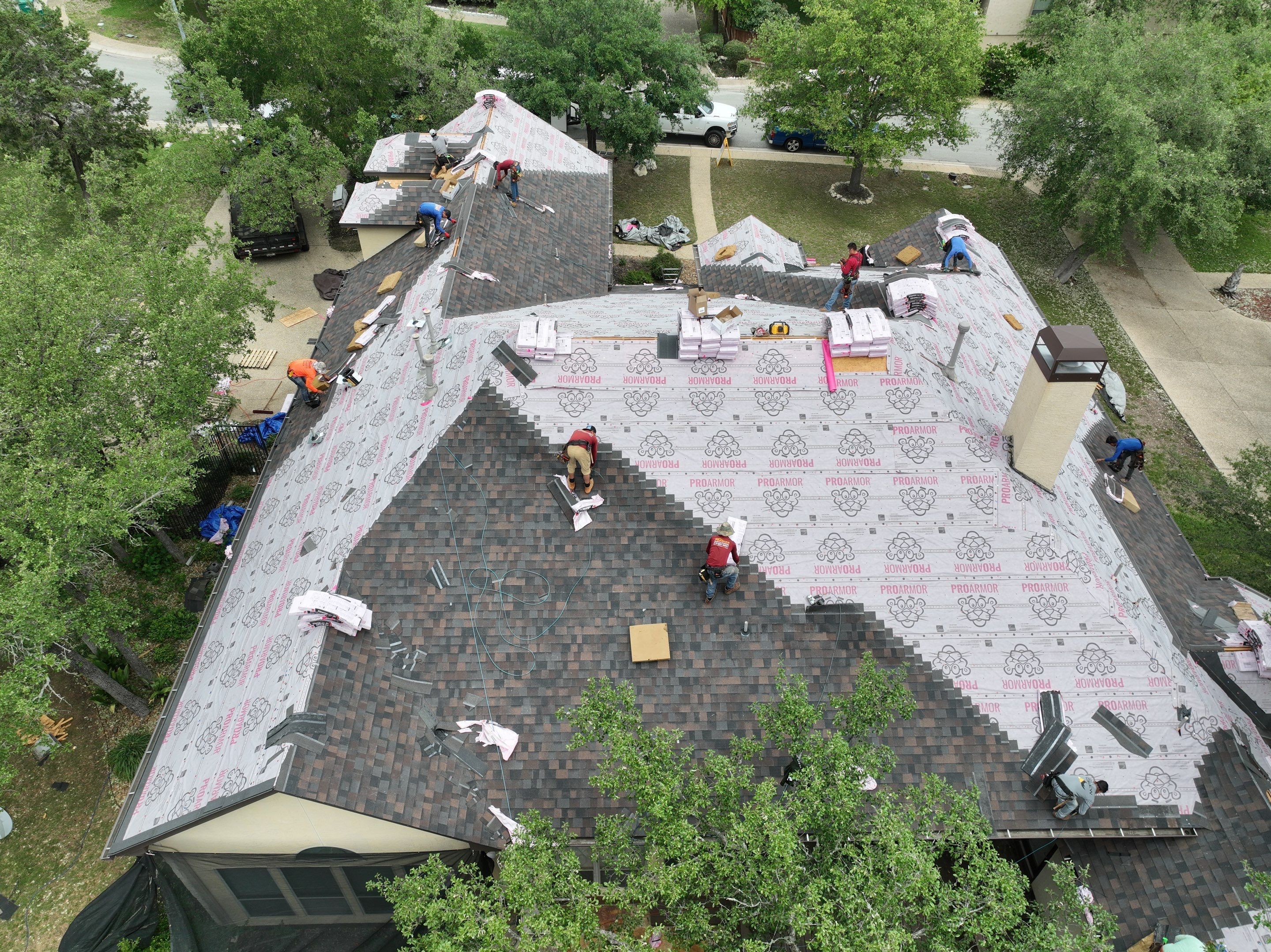 Residential Roof Replacement using Owens Corning Duration Designer 30 Year Laminate Shingle  by Premier Roofing and Contracting