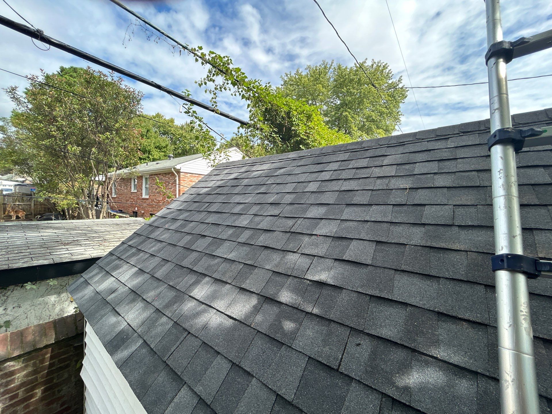 Arlington: Roof Replacement with CertainTeed Landmark Pro Designer Shingles in Max Def Moire Black by RM Banning, Inc.