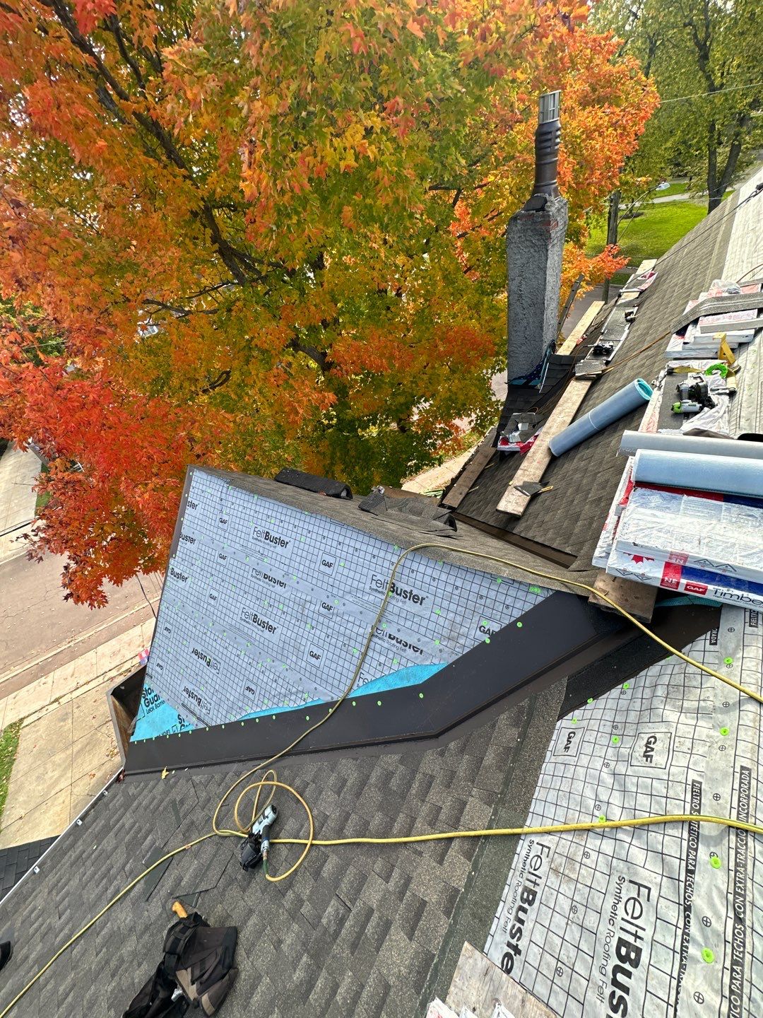 Residential Roofing Installation using Asphalt GAF HDZ by Artisan Roofing & Home Improvements Inc.